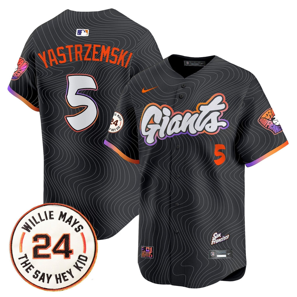 SF 2025 Willie Mays Patch Vapor Premier Limited Jersey - Stitched