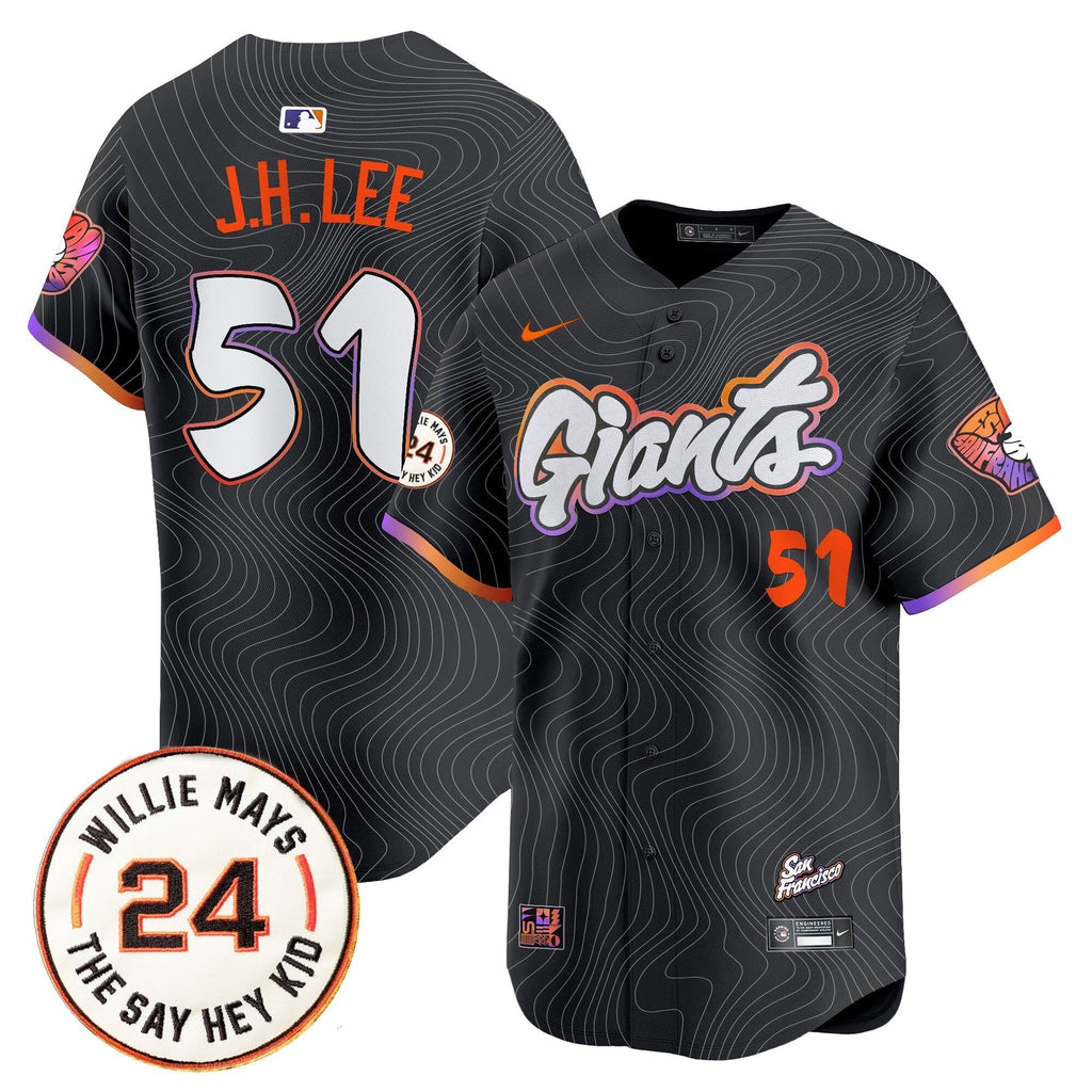 SF 2025 Willie Mays Patch Vapor Premier Limited Jersey - Stitched