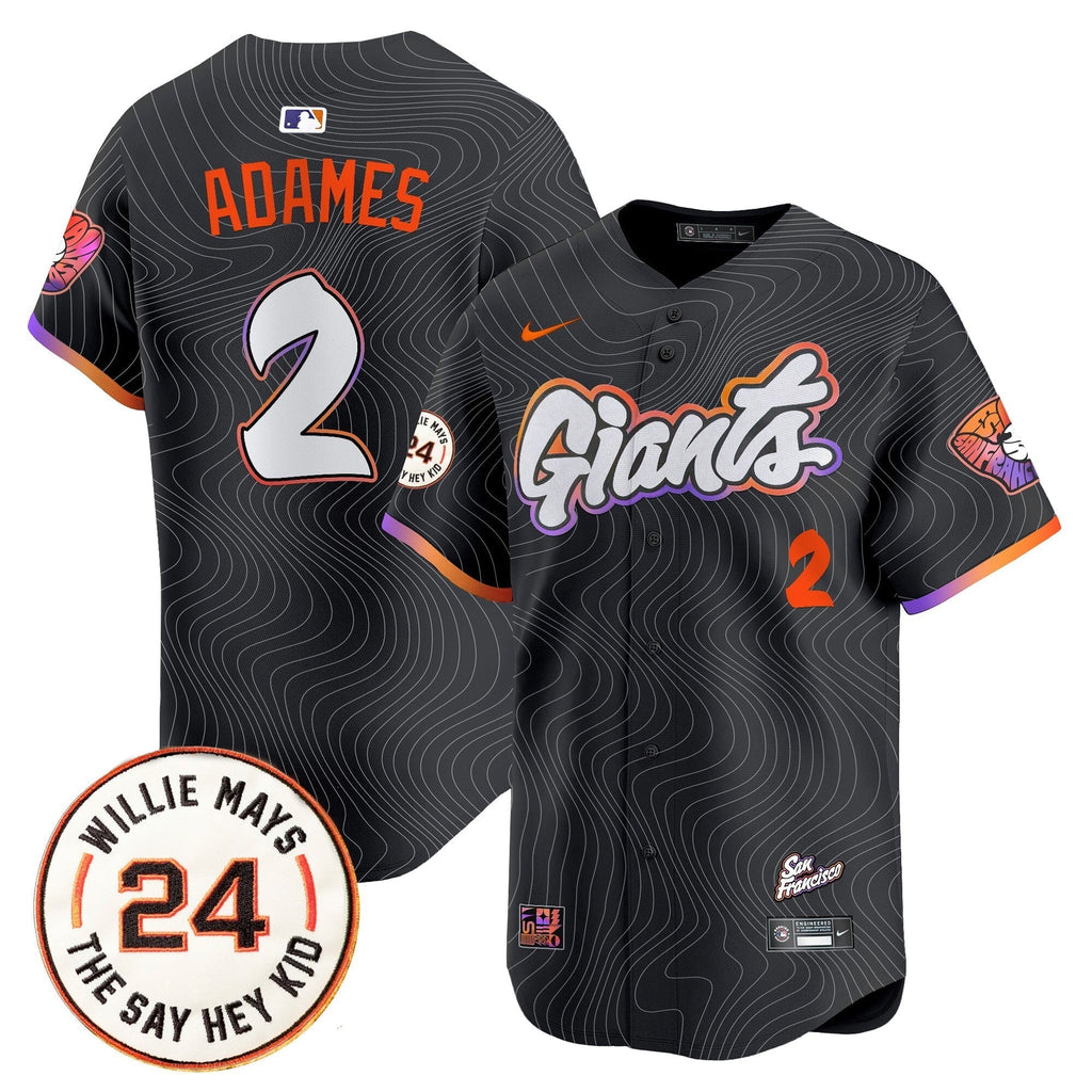 SF 2025 Willie Mays Patch Vapor Premier Limited Jersey - Stitched