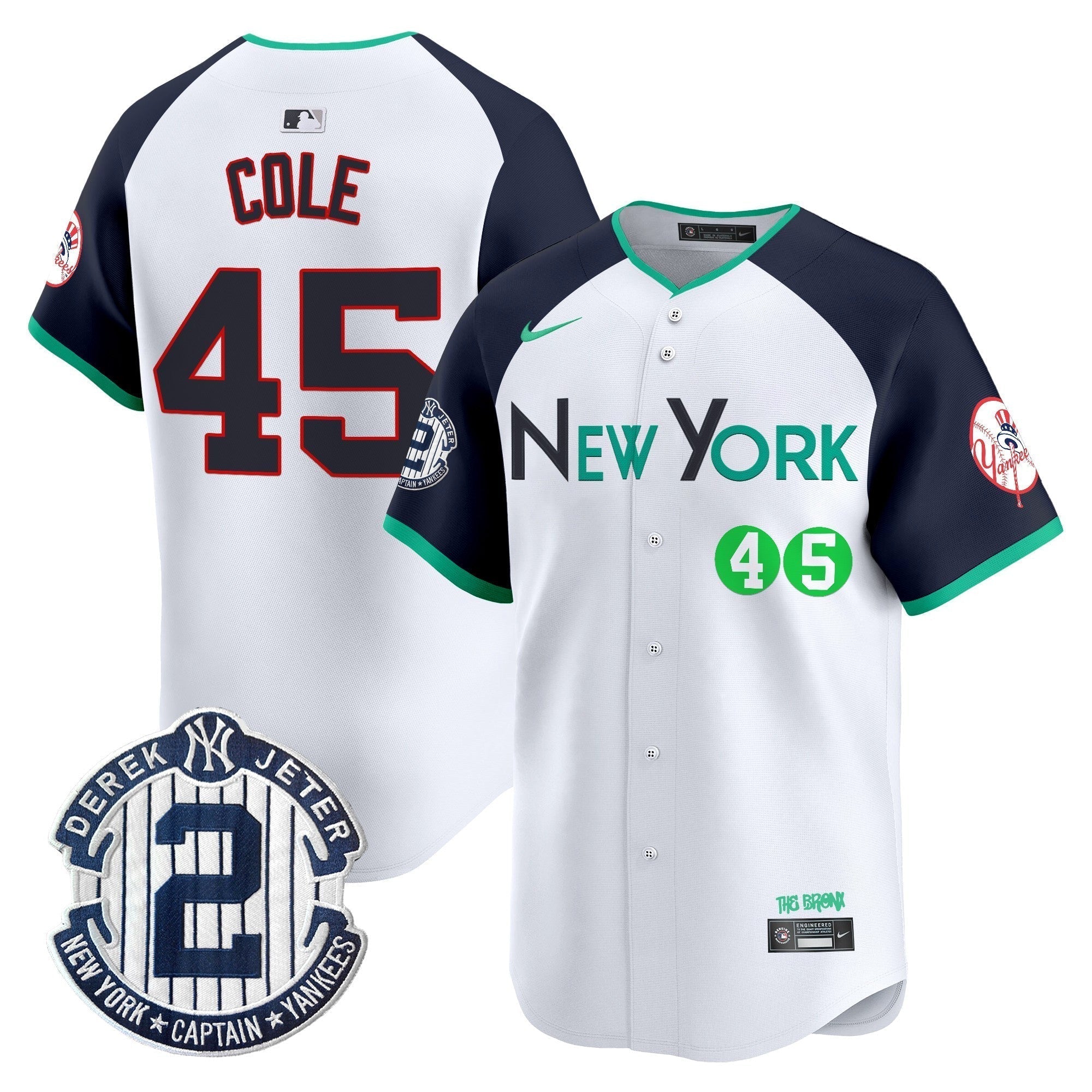 NYY City Connect Vapor Premier Limited Jersey - Stitched