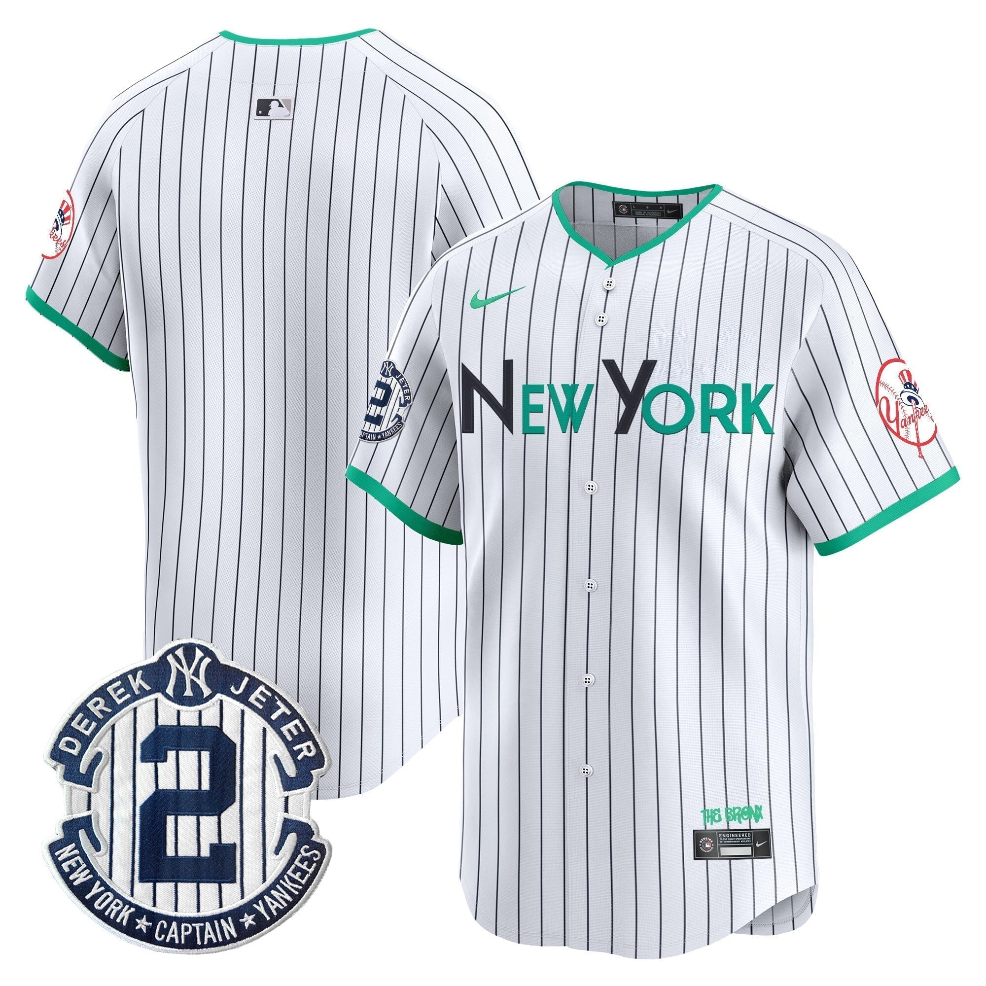 NYY City Connect Vapor Premier Limited Jersey - Stitched