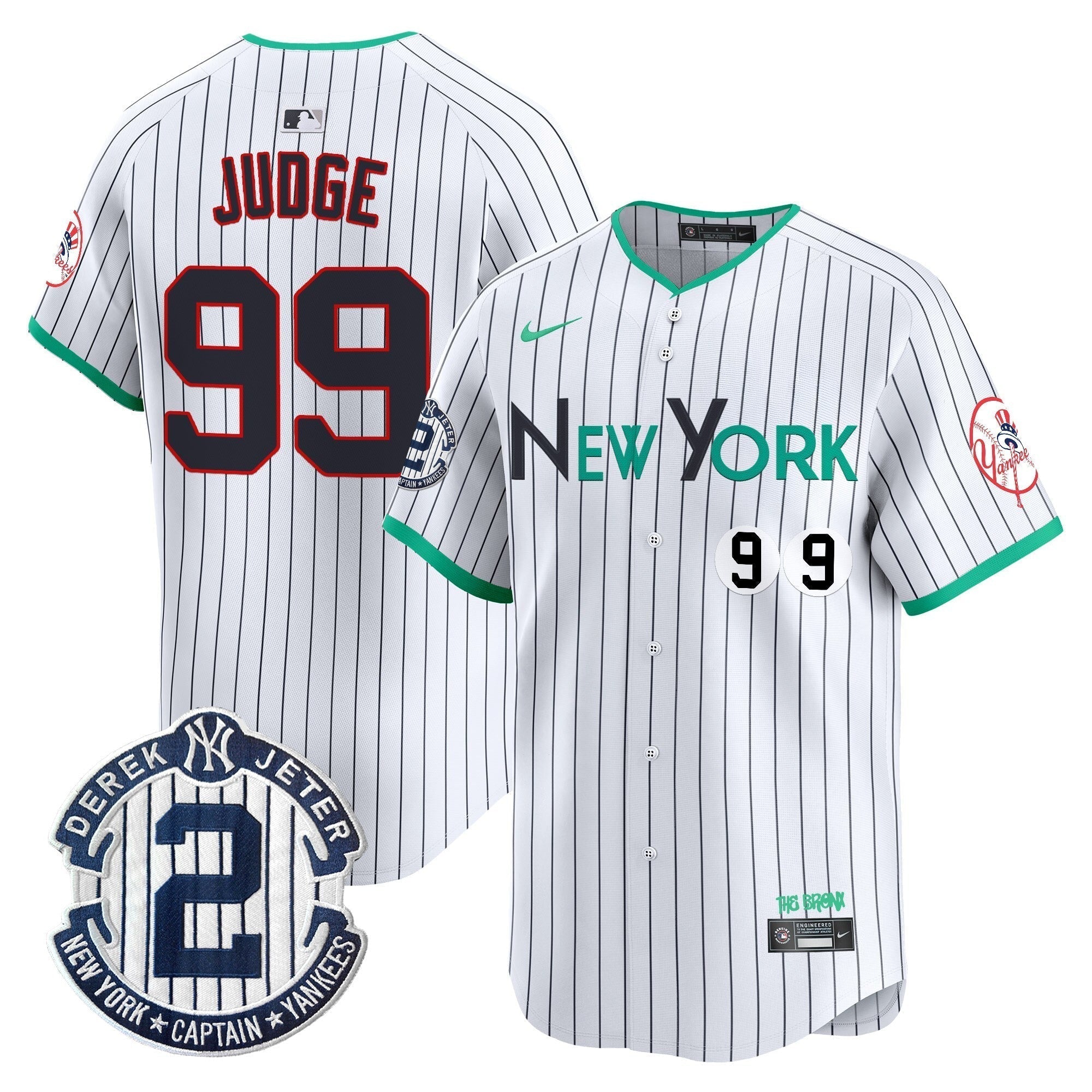 NYY City Connect Vapor Premier Limited Jersey - Stitched