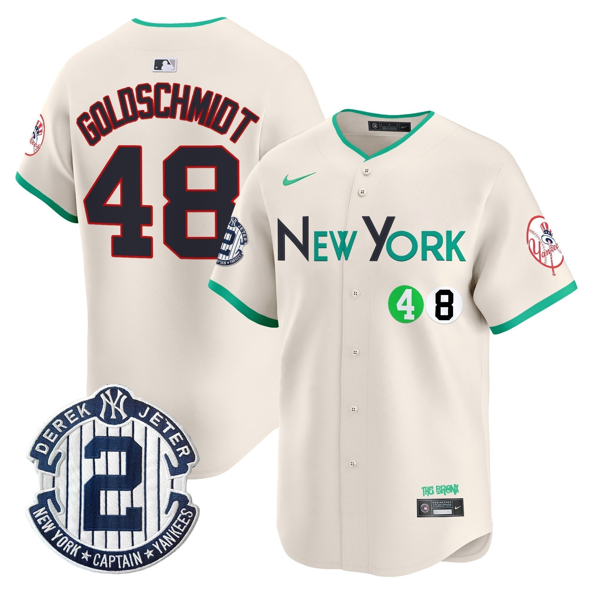 NYY City Connect Vapor Premier Limited Jersey - Stitched