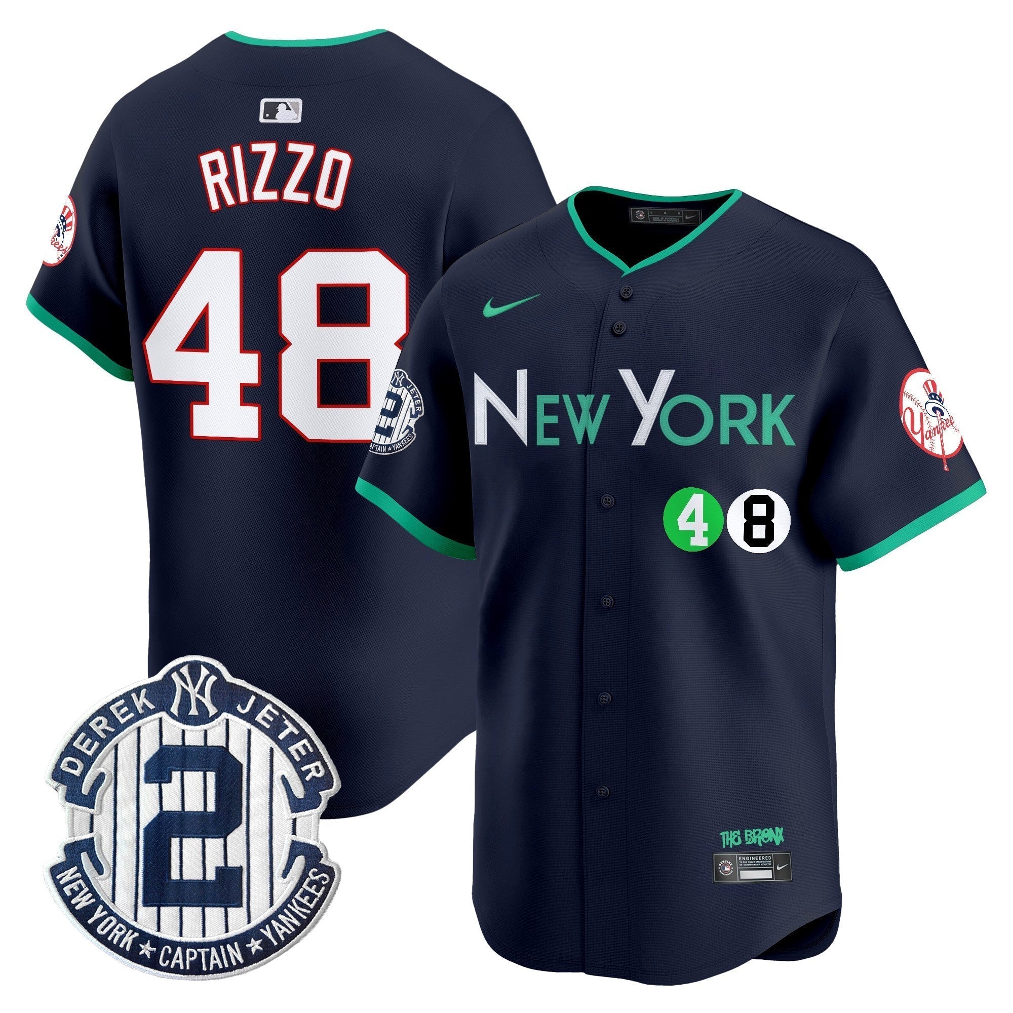 NYY City Connect Vapor Premier Limited Jersey - Stitched
