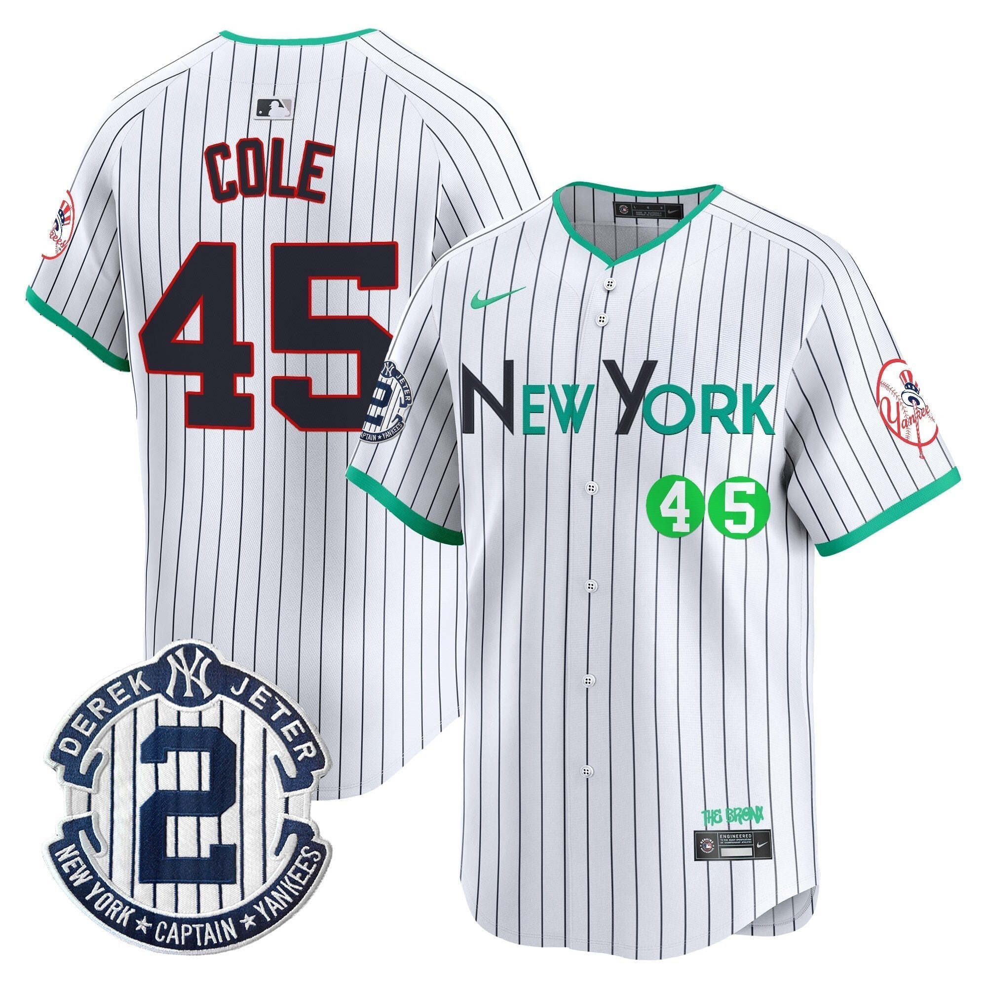 NYY City Connect Vapor Premier Limited Jersey - Stitched