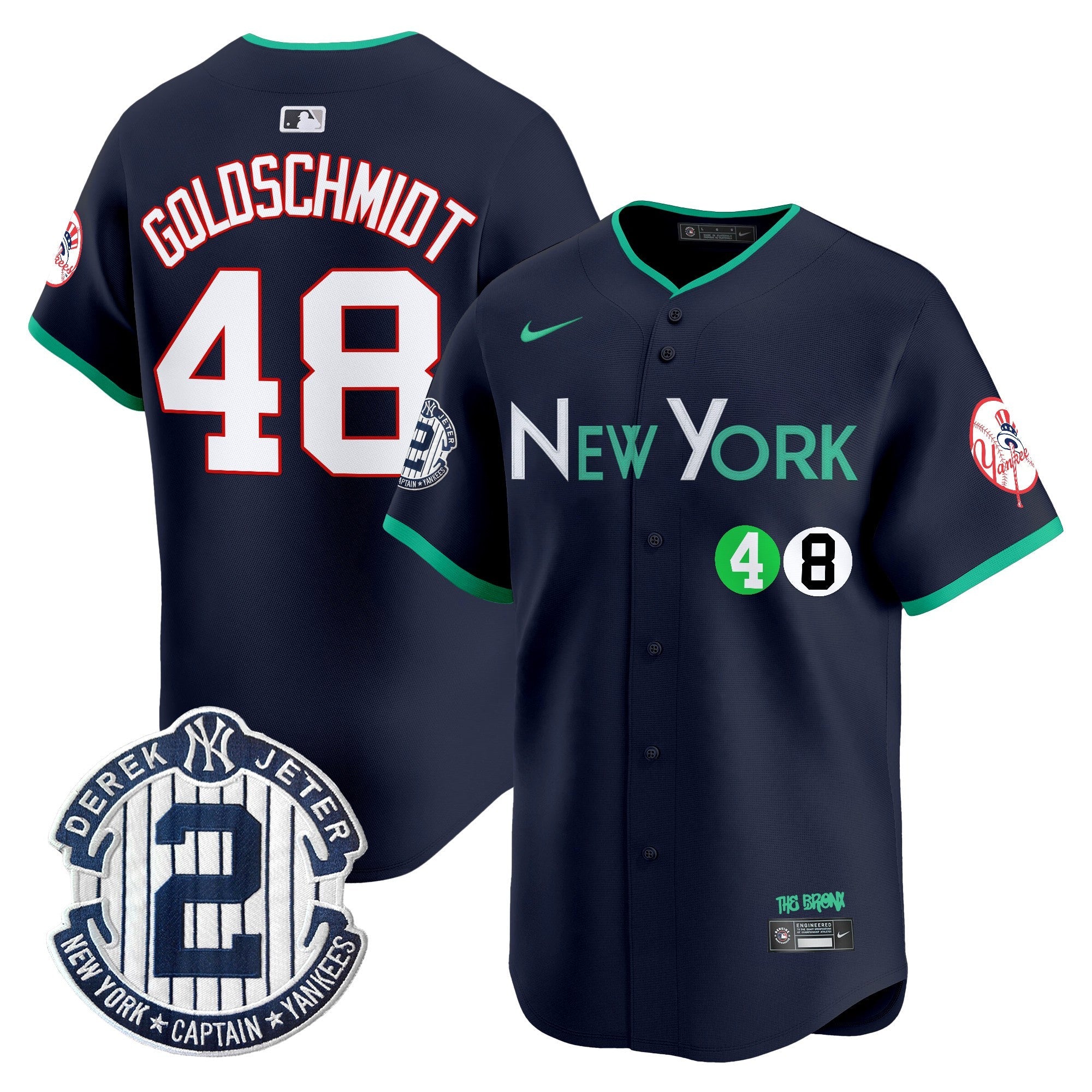 NYY City Connect Vapor Premier Limited Jersey - Stitched