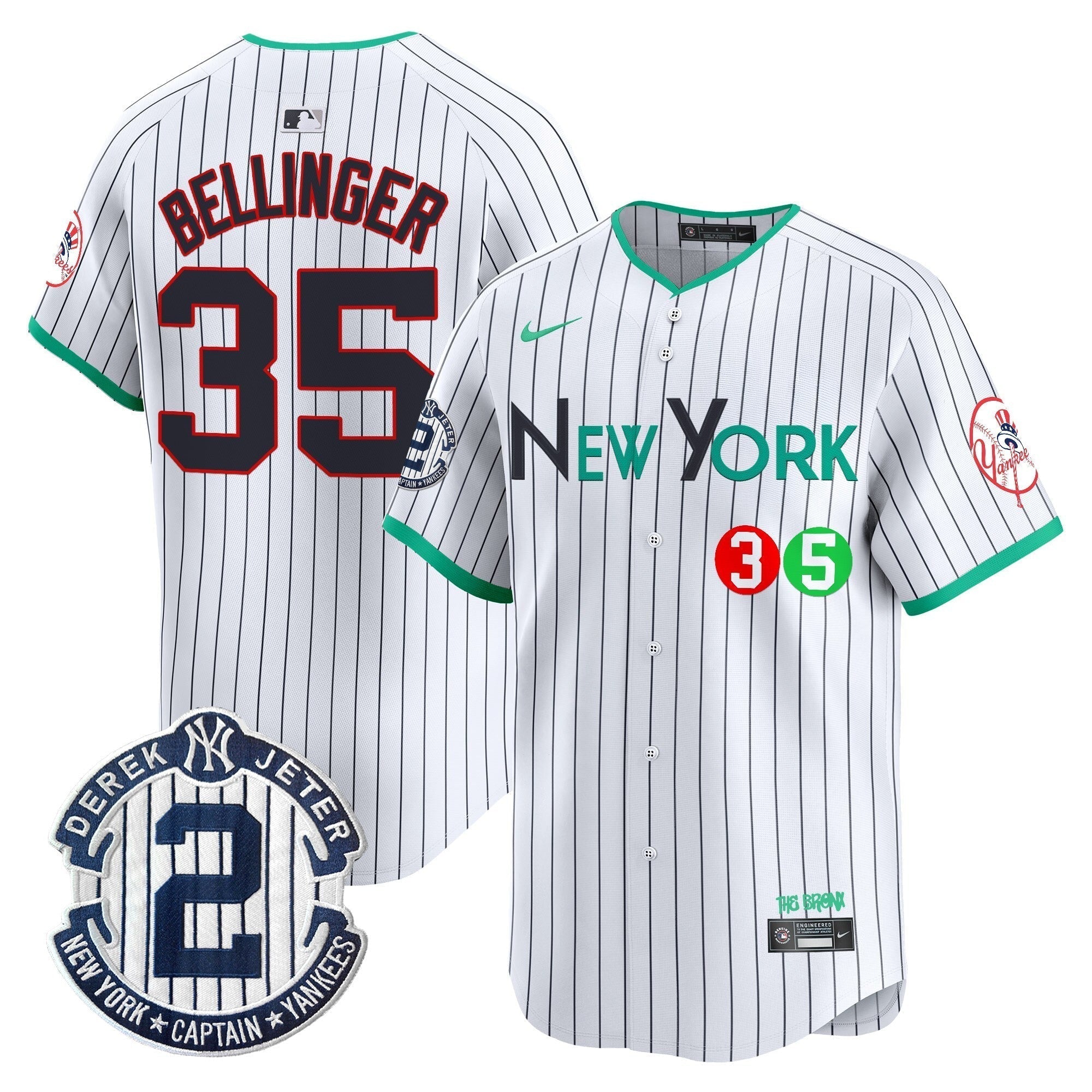 NYY City Connect Vapor Premier Limited Jersey - Stitched