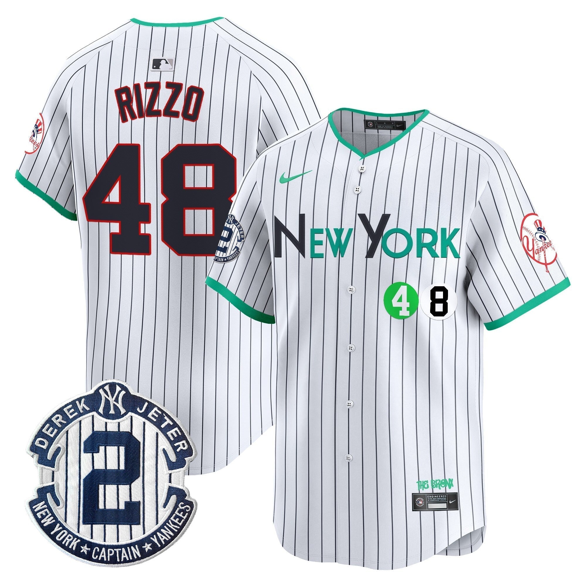 NYY City Connect Vapor Premier Limited Jersey - Stitched