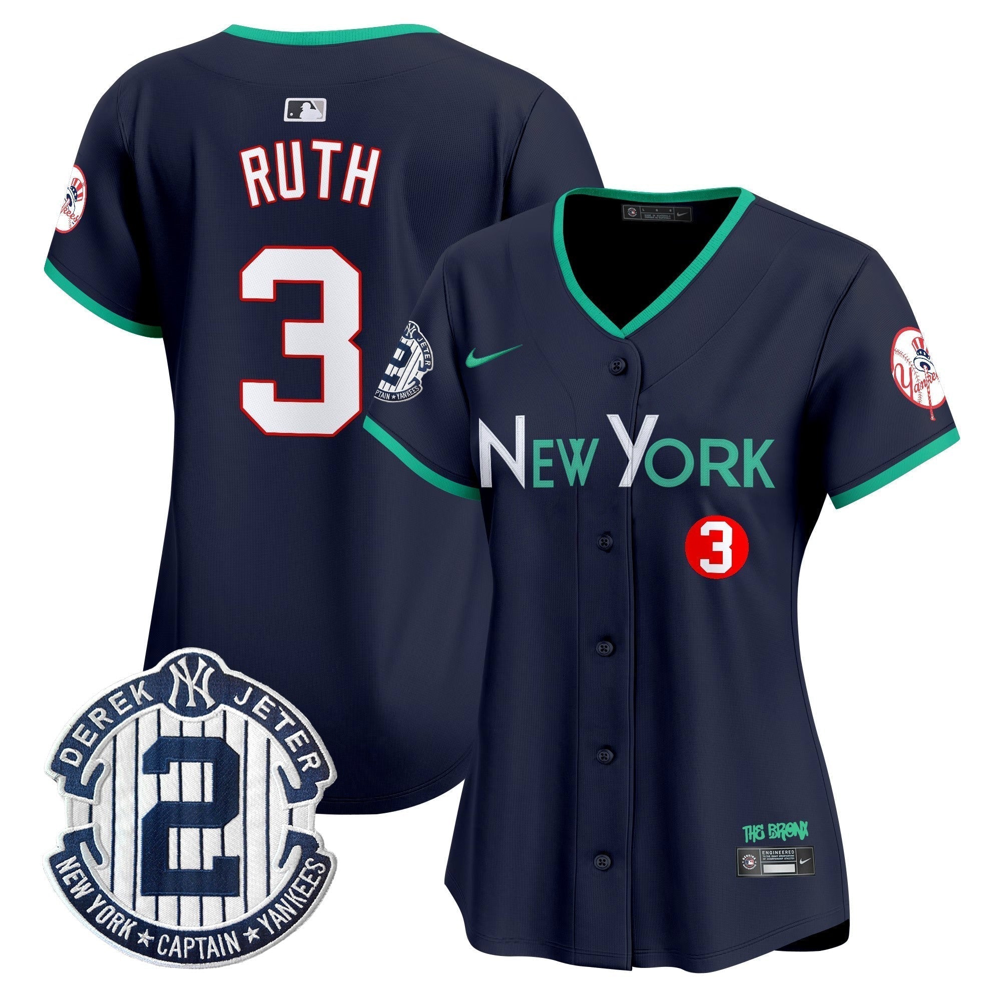 Women's NYY City Connect Vapor Premier Limited Jersey - Stitched