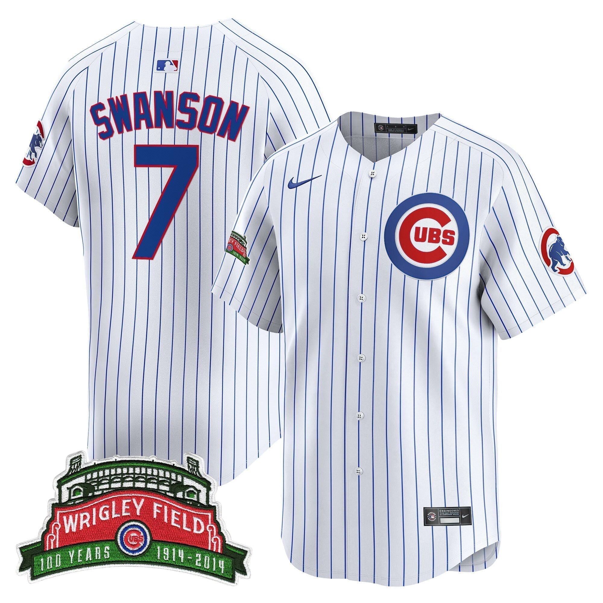 CHC Wrigley Field Style Vapor Premier Limited Jersey - Stitched