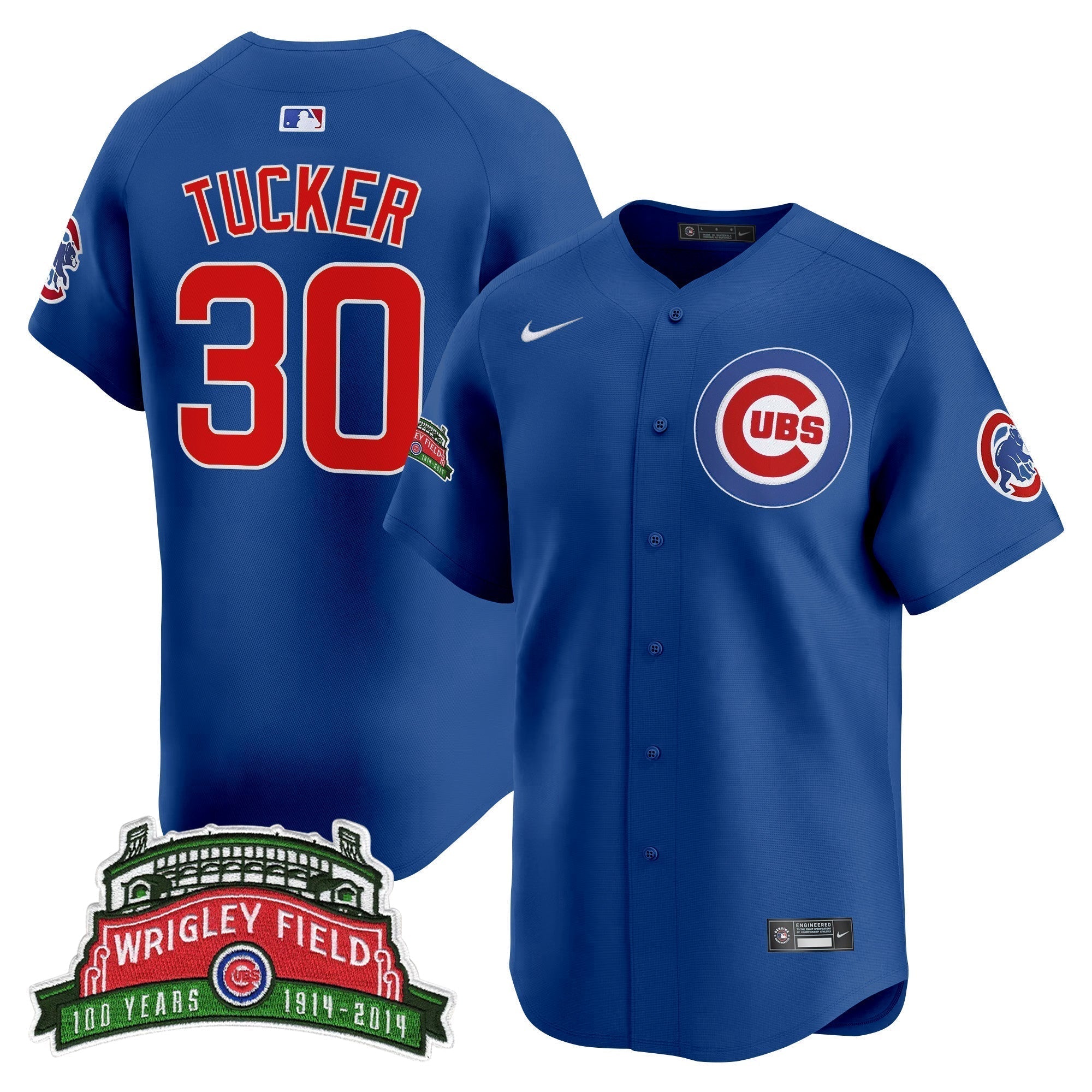 CHC Wrigley Field Style Vapor Premier Limited Jersey - Stitched