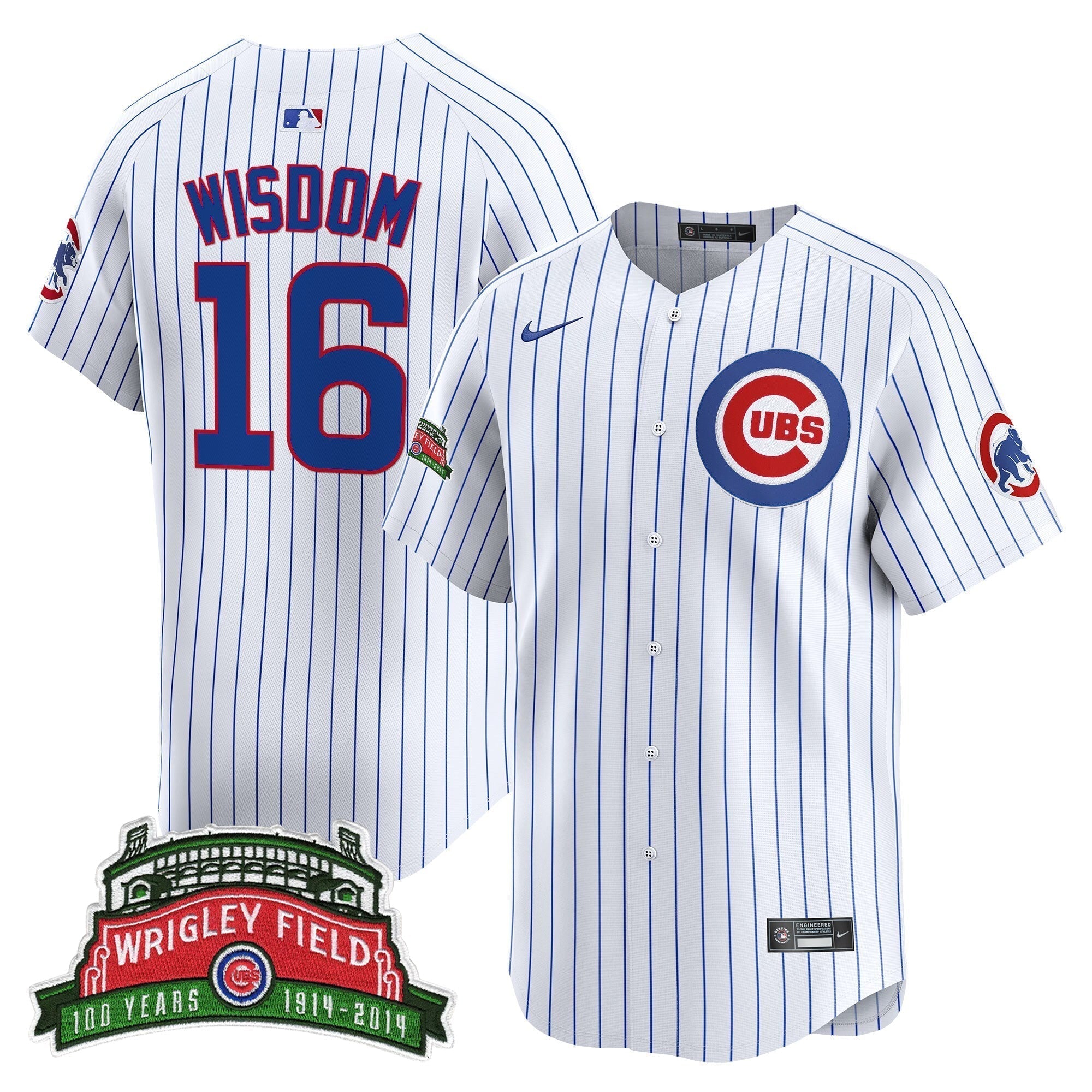 CHC Wrigley Field Style Vapor Premier Limited Jersey - Stitched