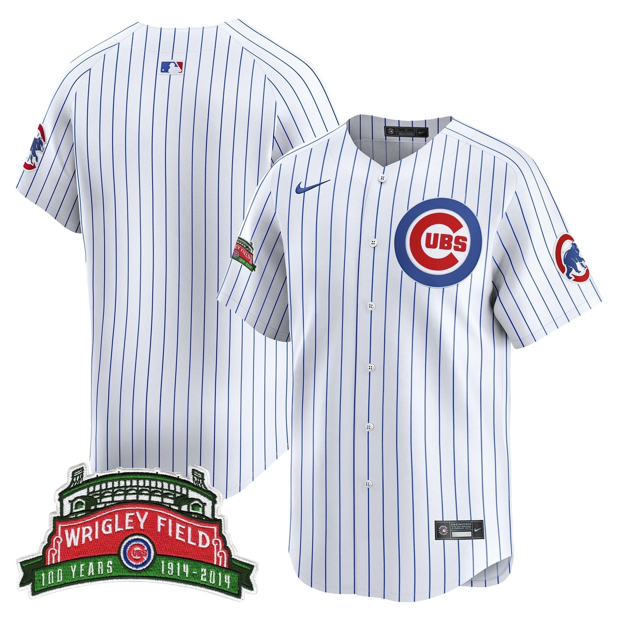 CHC Wrigley Field Style Vapor Premier Limited Jersey - Stitched