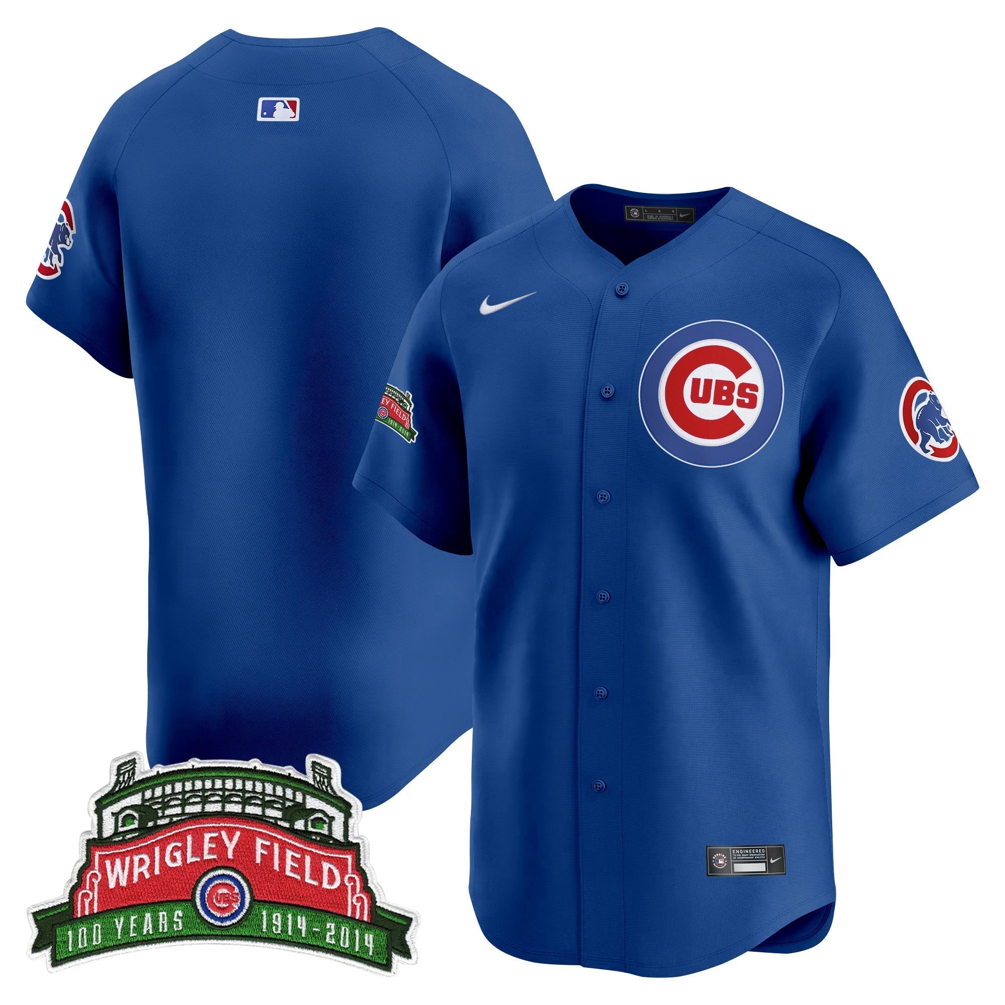 CHC Wrigley Field Style Vapor Premier Limited Jersey - Stitched