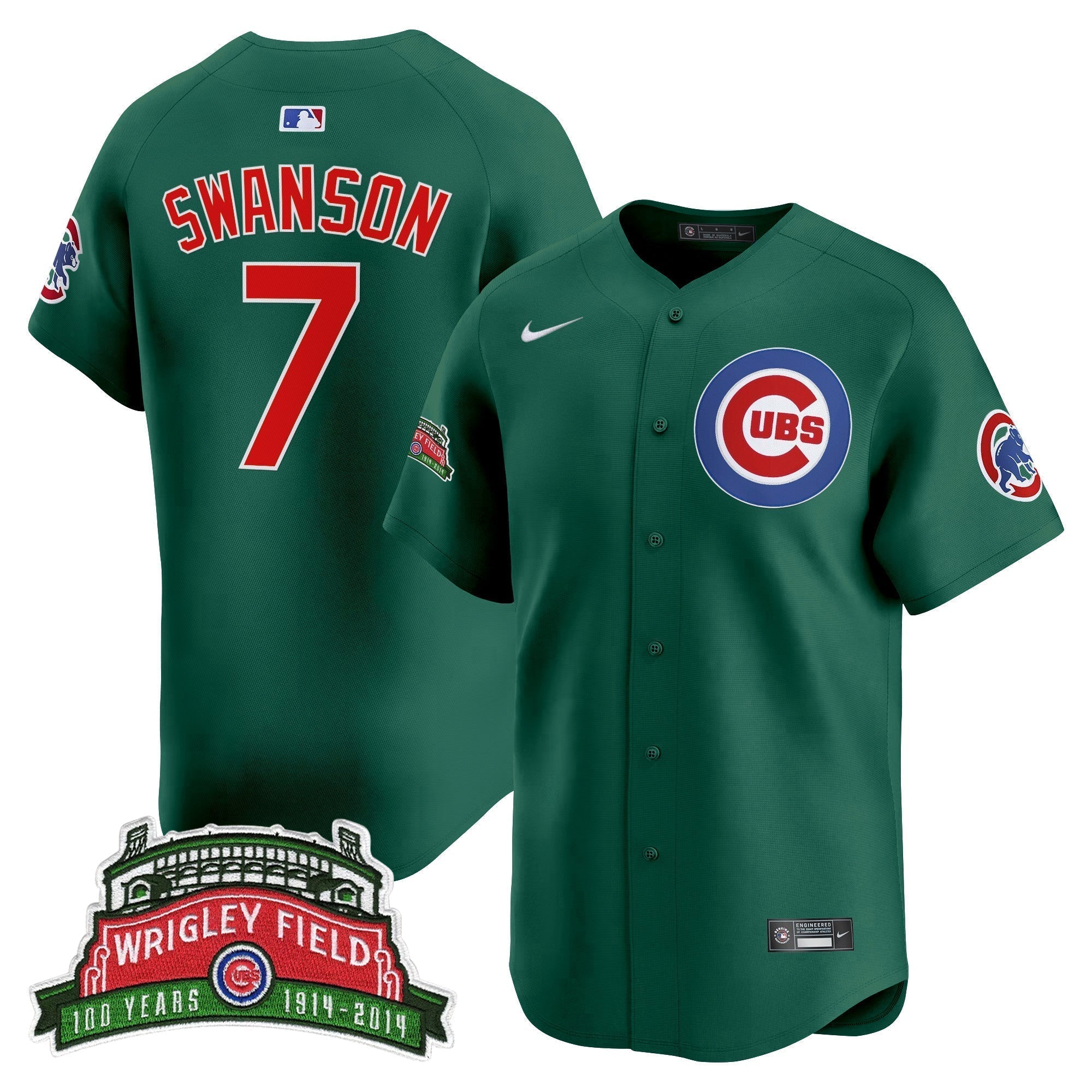 CHC Wrigley Field Style Vapor Premier Limited Jersey - Stitched