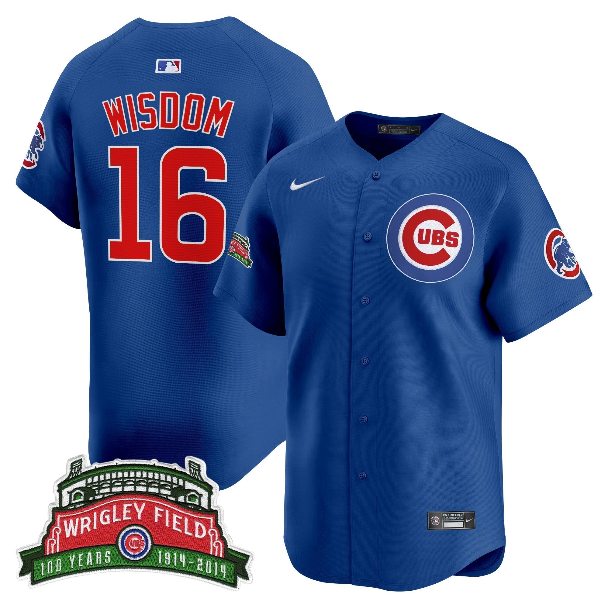 CHC Wrigley Field Style Vapor Premier Limited Jersey - Stitched