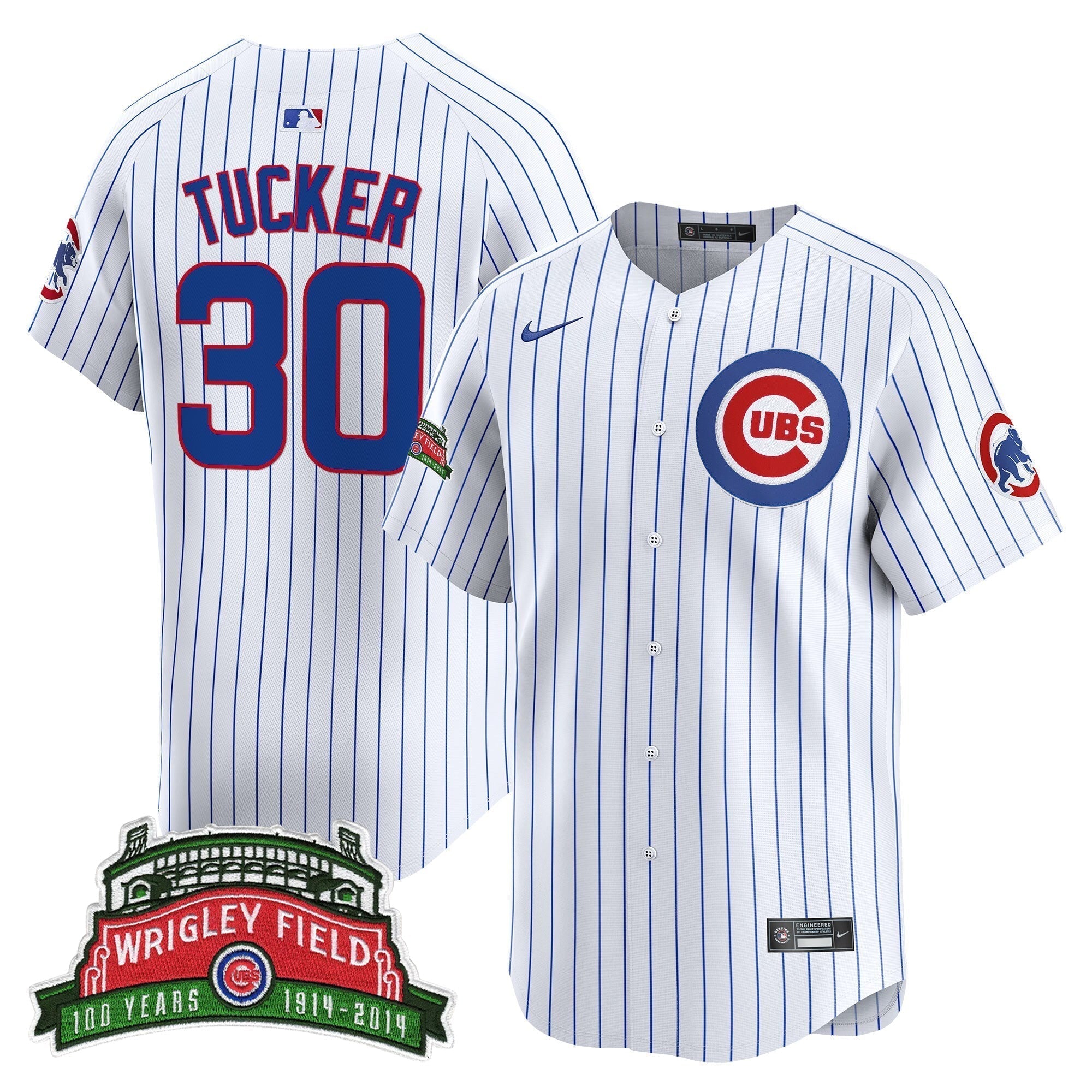 CHC Wrigley Field Style Vapor Premier Limited Jersey - Stitched