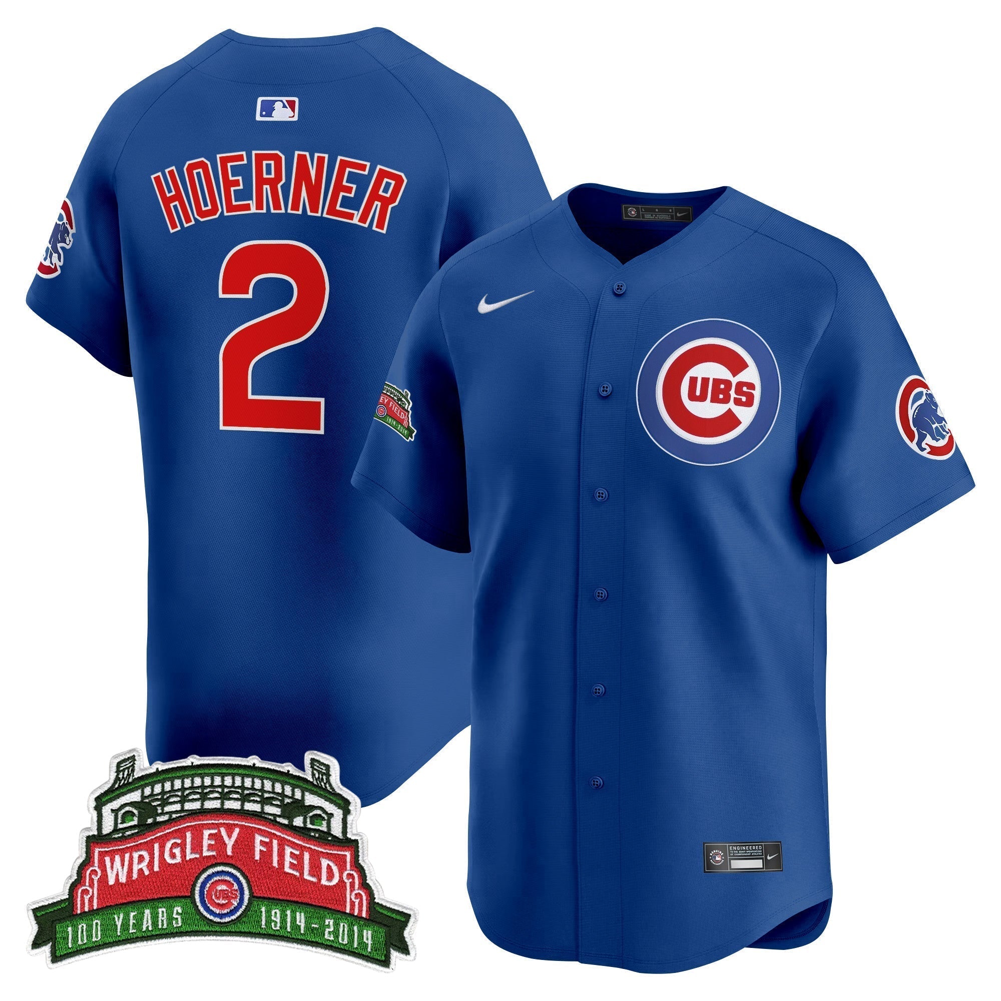 CHC Wrigley Field Style Vapor Premier Limited Jersey - Stitched