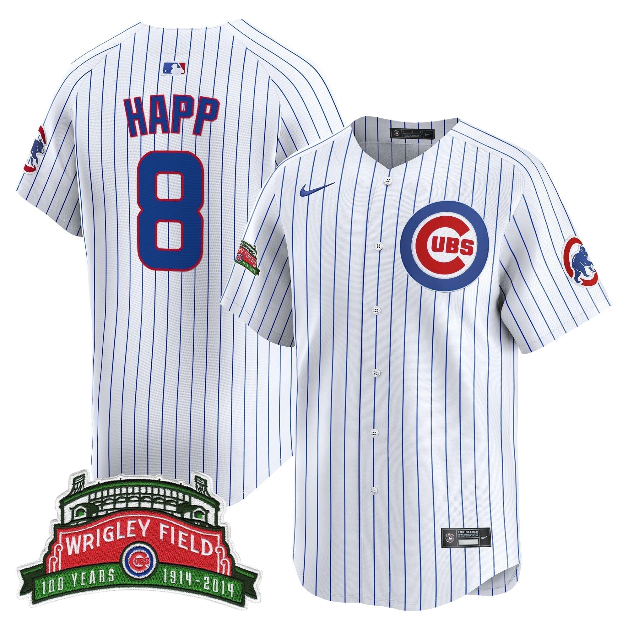 CHC Wrigley Field Style Vapor Premier Limited Jersey - Stitched