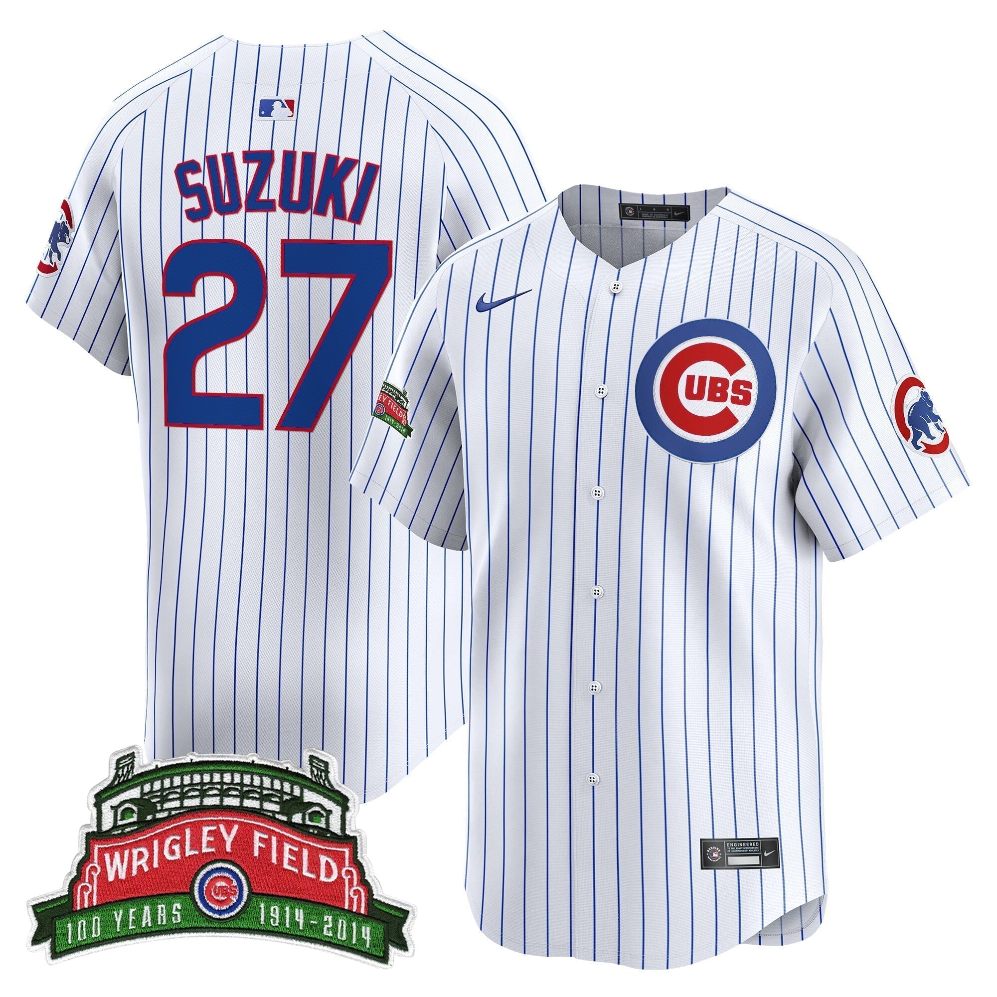 CHC Wrigley Field Style Vapor Premier Limited Jersey - Stitched