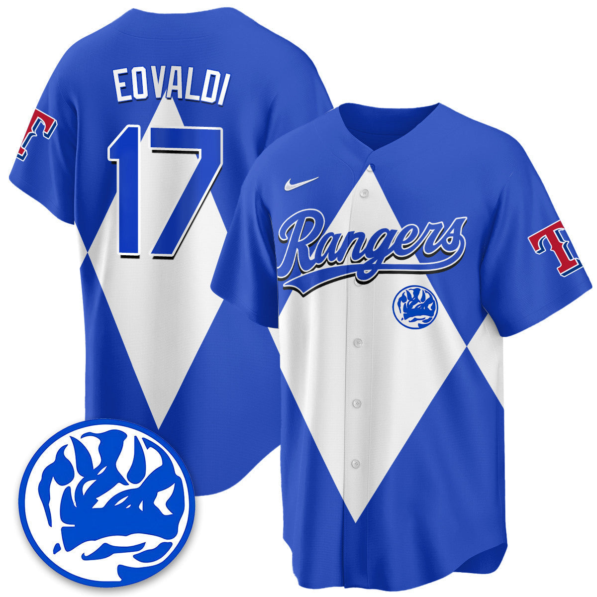 TEX Power Rangers Limited Jersey - Stitched