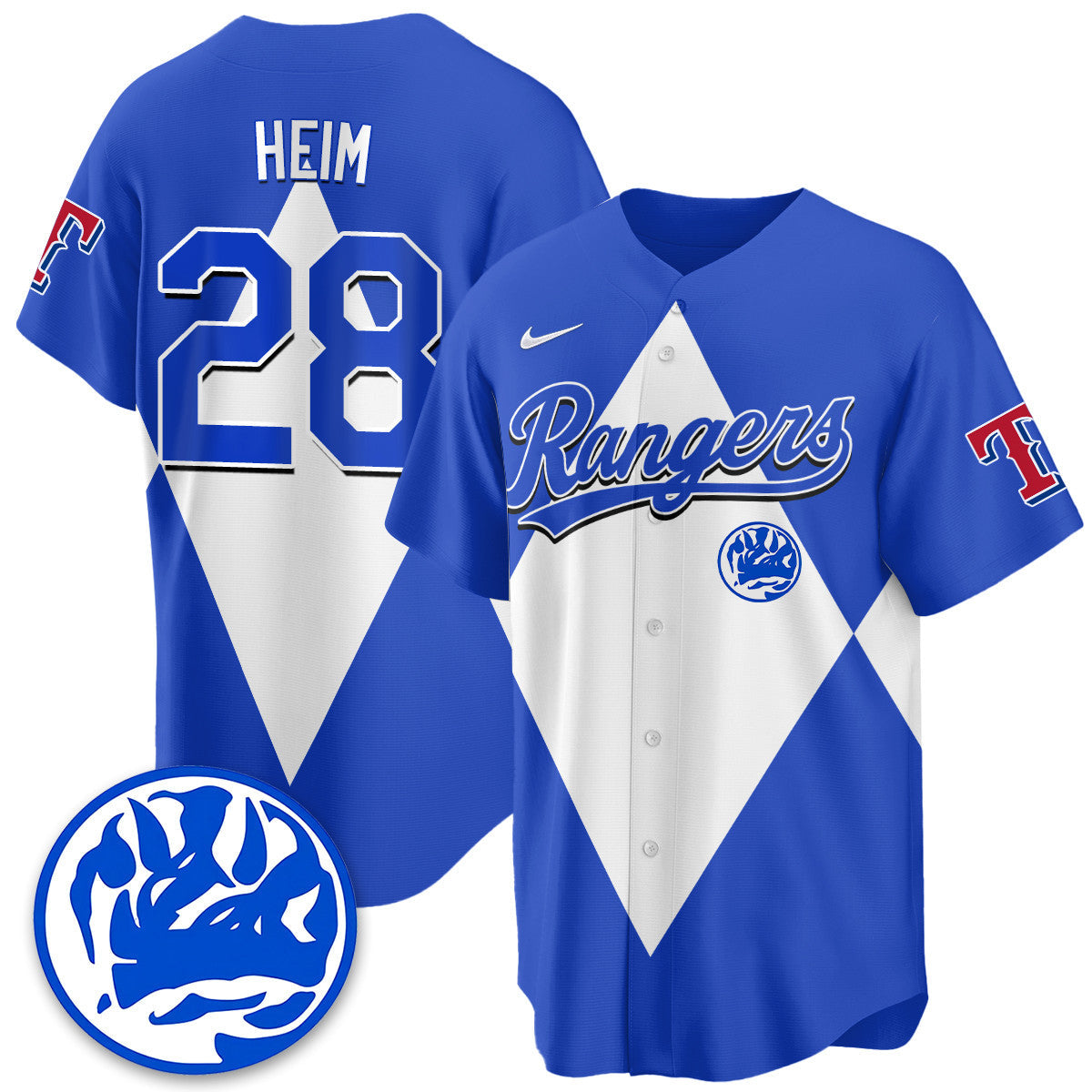 TEX Power Rangers Limited Jersey - Stitched