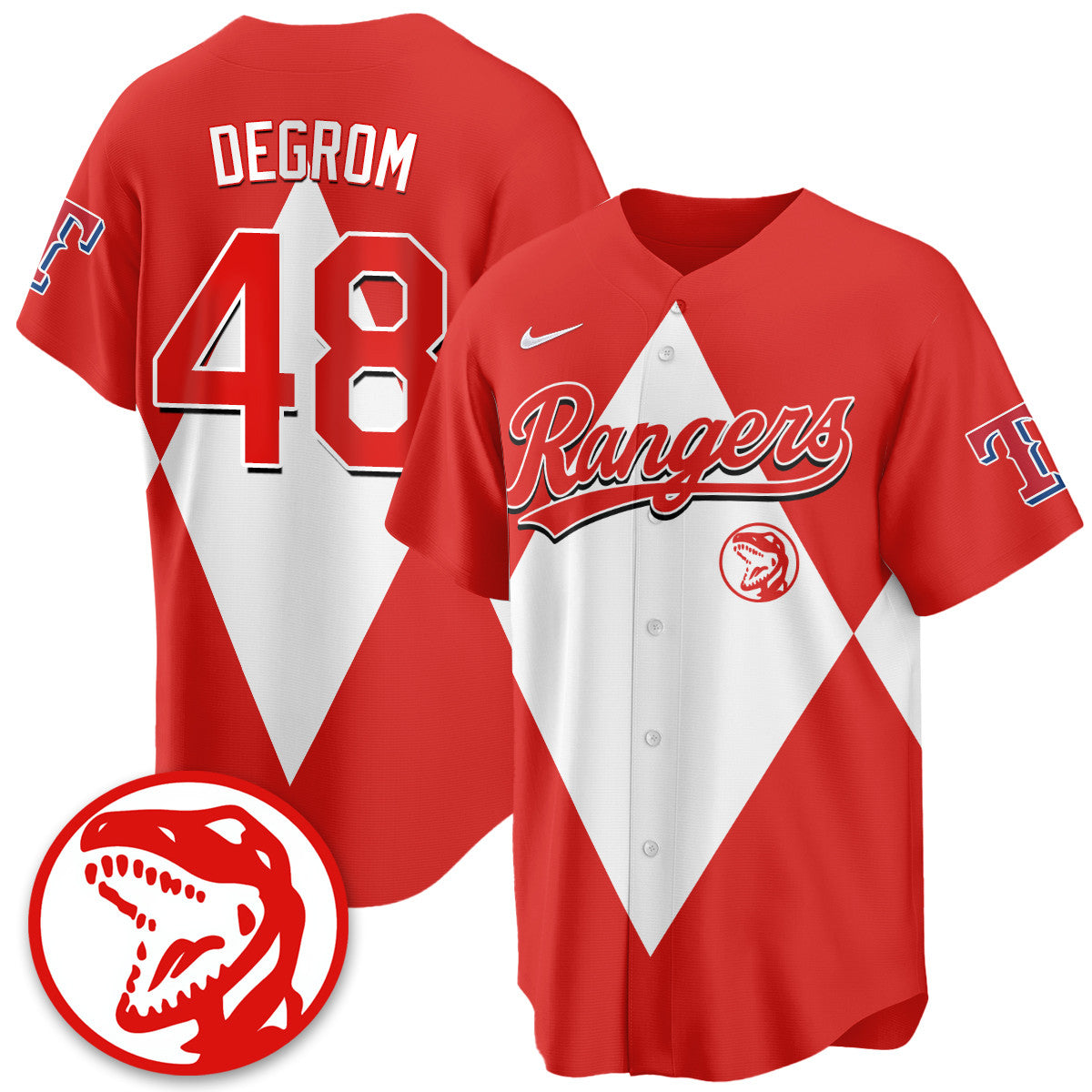 TEX Power Rangers Limited Jersey - Stitched