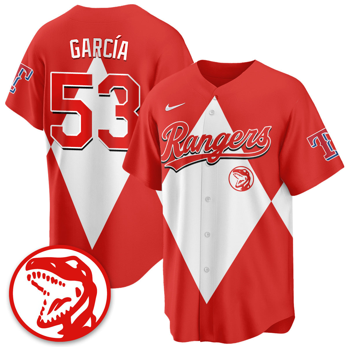 TEX Power Rangers Limited Jersey - Stitched