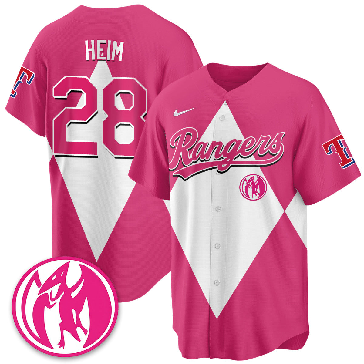 TEX Power Rangers Limited Jersey - Stitched