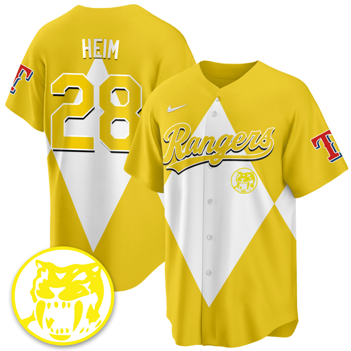 TEX Power Rangers Limited Jersey - Stitched