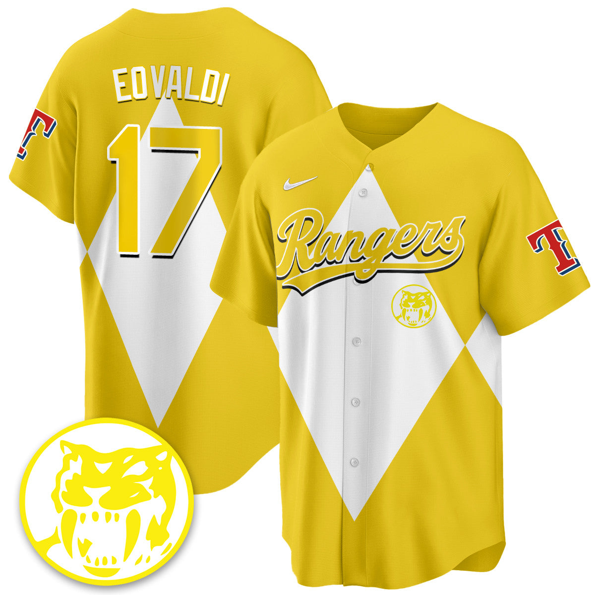 TEX Power Rangers Limited Jersey - Stitched