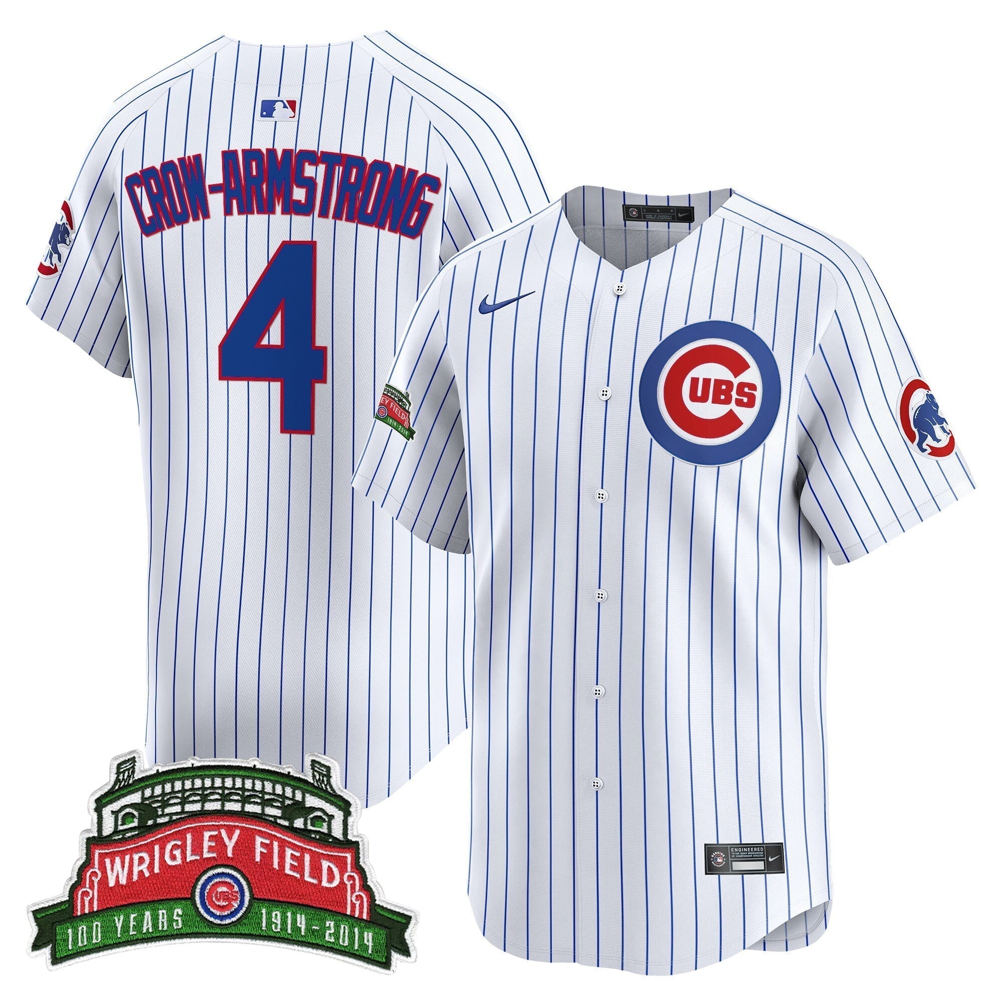 CHC Wrigley Field Style Vapor Premier Limited Jersey - Stitched