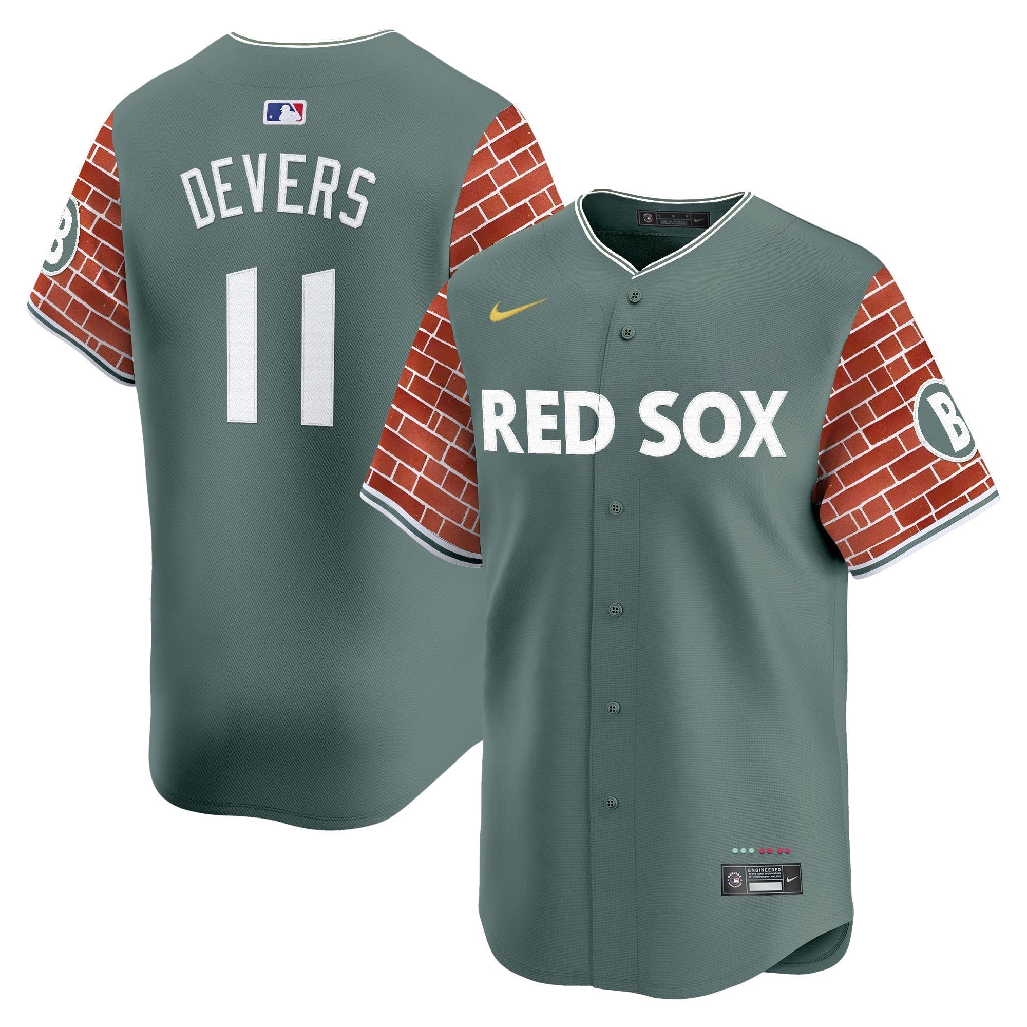BOS 2025 Fenway Red Brick Style Vapor Premier Limited Jersey - Stitched