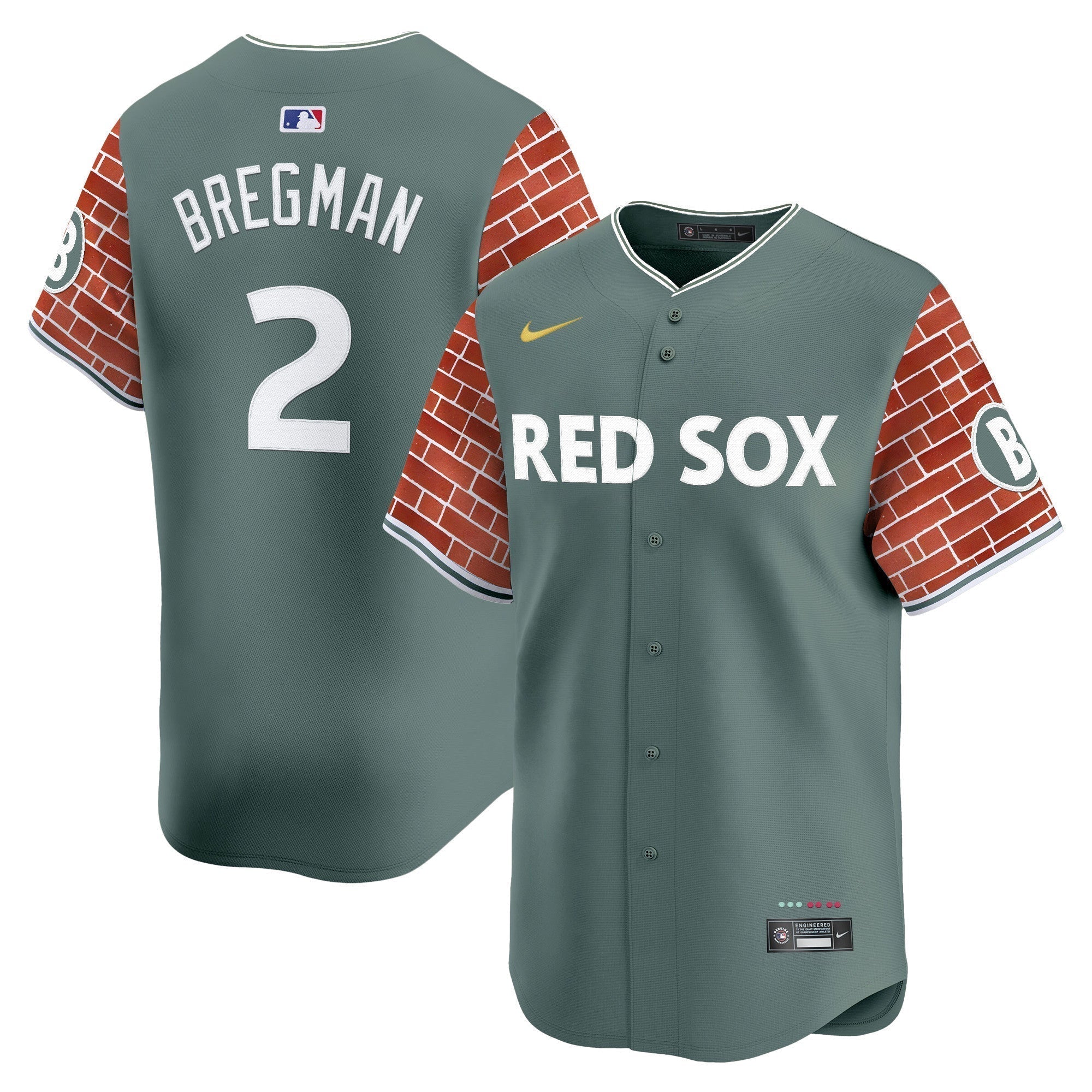 BOS 2025 Fenway Red Brick Style Vapor Premier Limited Jersey - Stitched