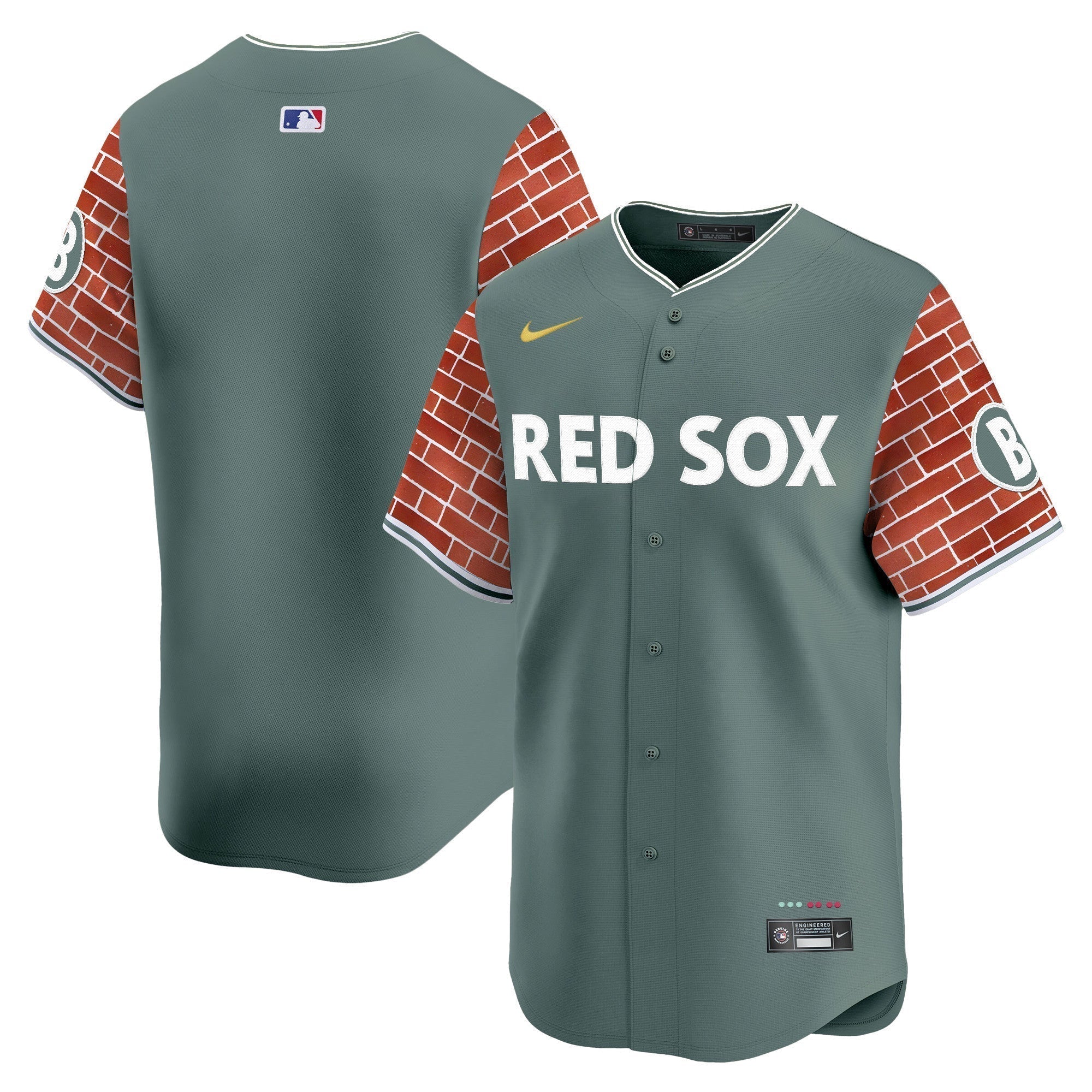 BOS 2025 Fenway Red Brick Style Vapor Premier Limited Jersey - Stitched