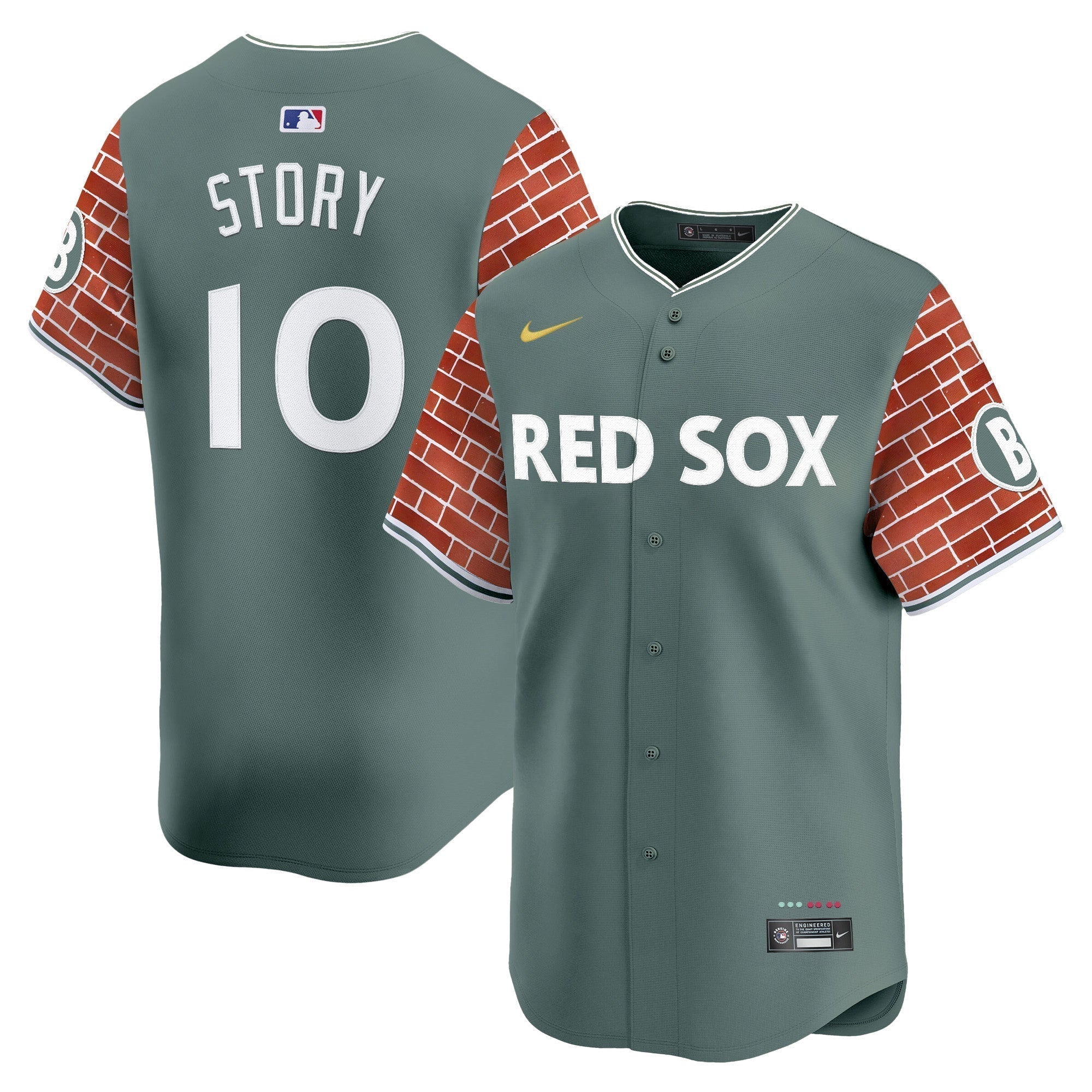 BOS 2025 Fenway Red Brick Style Vapor Premier Limited Jersey - Stitched