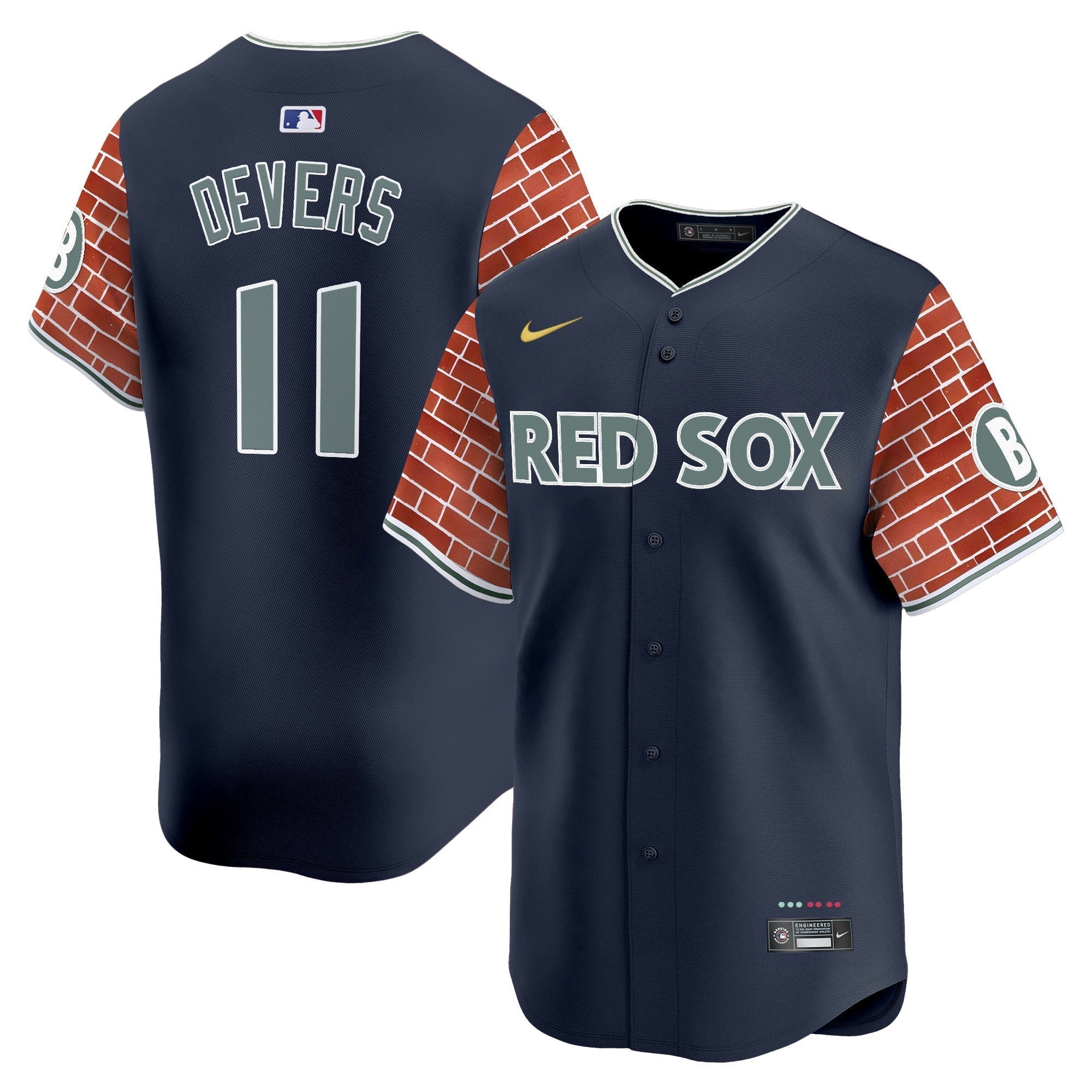 BOS 2025 Fenway Red Brick Style Vapor Premier Limited Jersey - Stitched