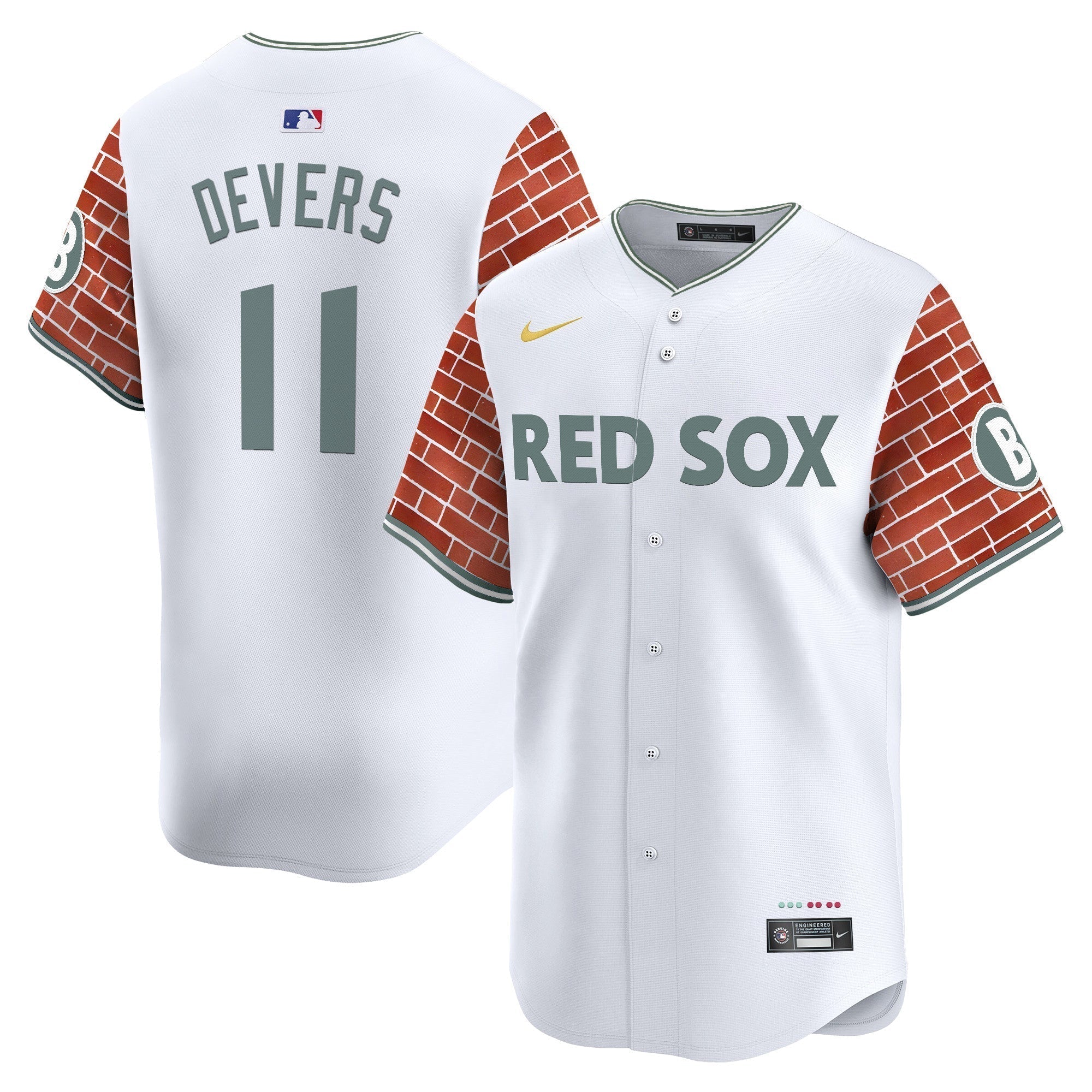 BOS 2025 Fenway Red Brick Style Vapor Premier Limited Jersey - Stitched