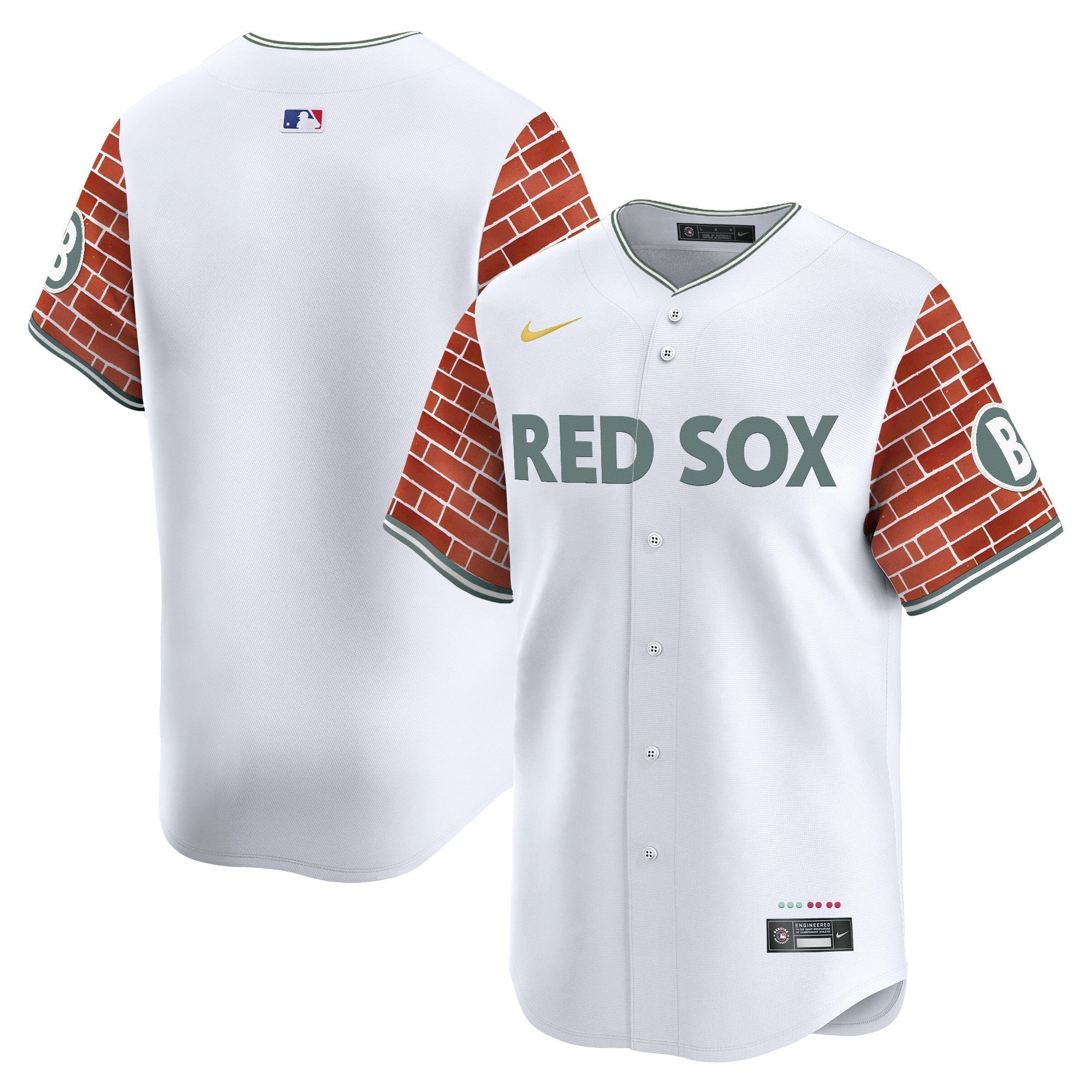 BOS 2025 Fenway Red Brick Style Vapor Premier Limited Jersey - Stitched