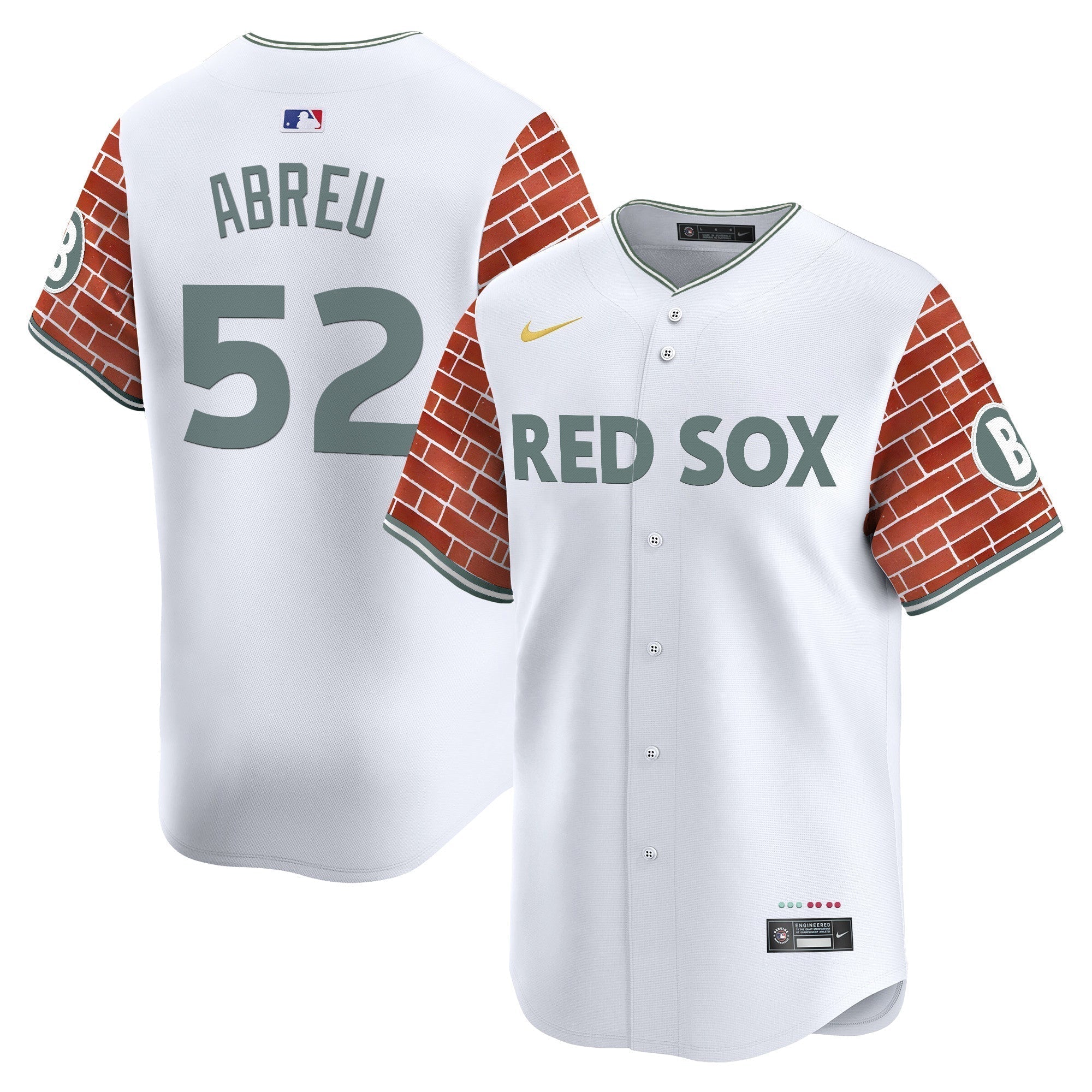 BOS 2025 Fenway Red Brick Style Vapor Premier Limited Jersey - Stitched