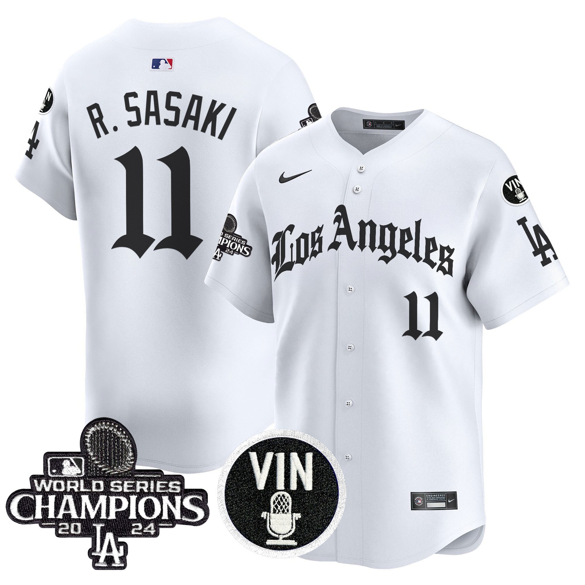 Dodgers 2025 LA Gothic Style Vapor Premier Limited Jersey - Stitched