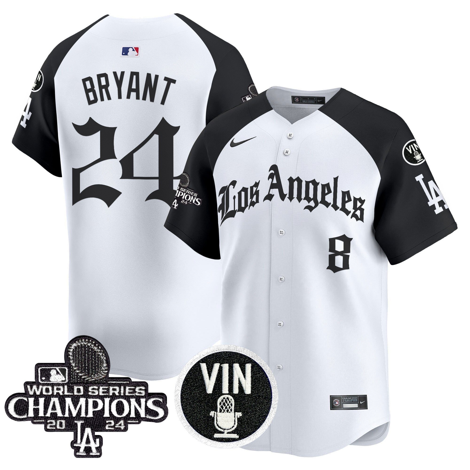 Dodgers 2025 LA Gothic Style Vapor Premier Limited Jersey - Stitched