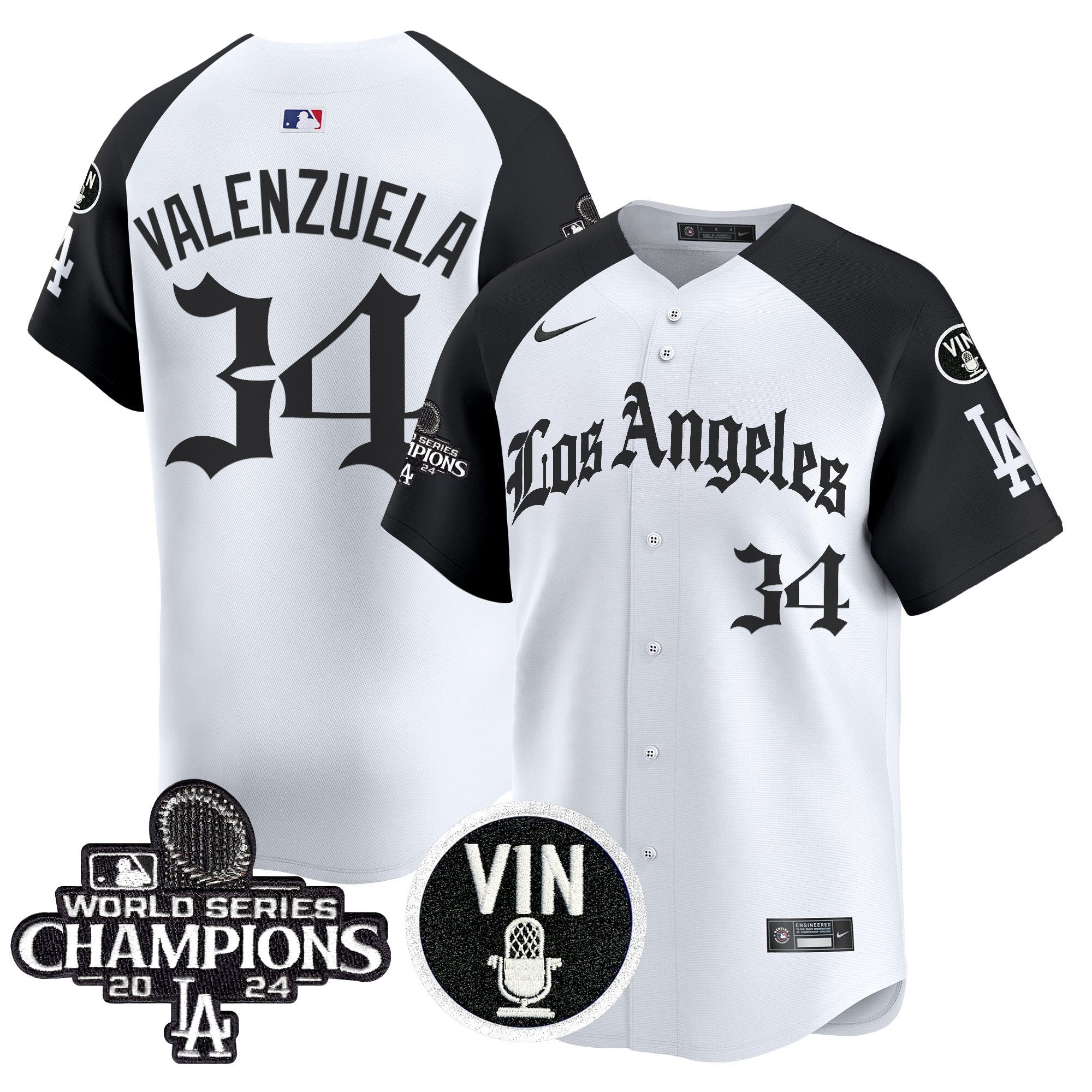 Dodgers 2025 LA Gothic Style Vapor Premier Limited Jersey - Stitched