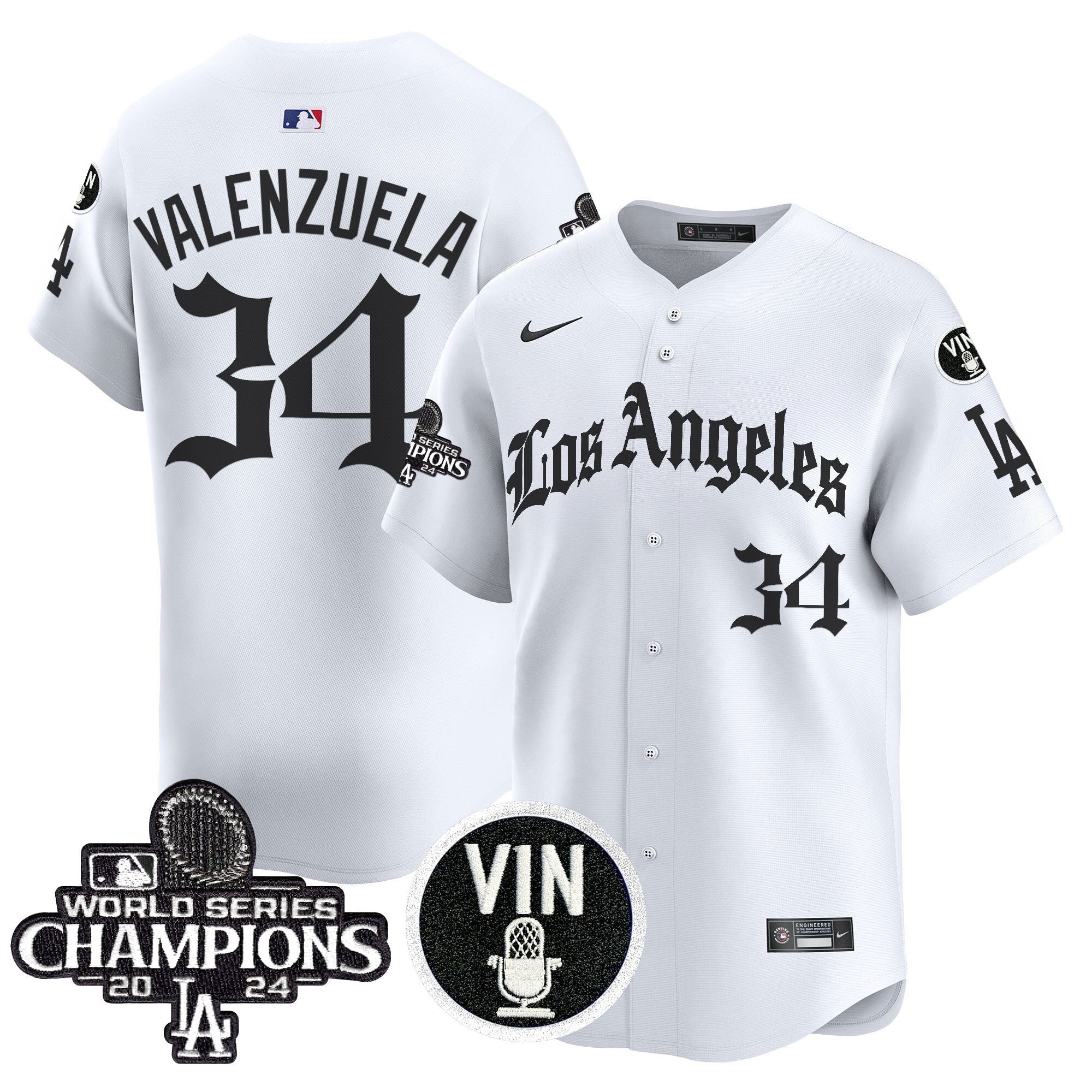 Dodgers 2025 LA Gothic Style Vapor Premier Limited Jersey - Stitched