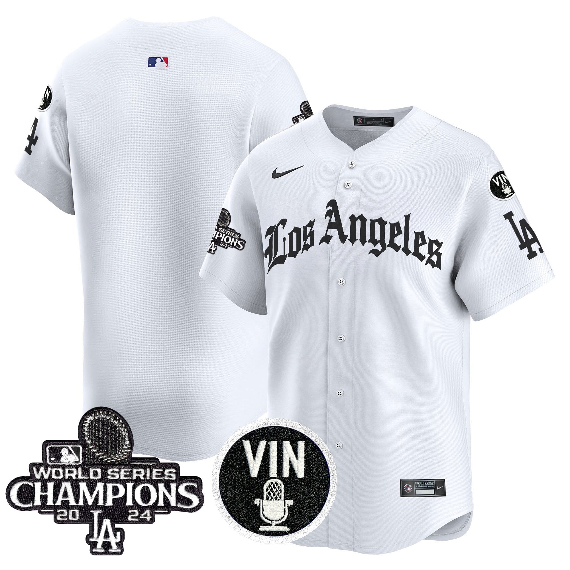 Dodgers 2025 LA Gothic Style Vapor Premier Limited Jersey - Stitched