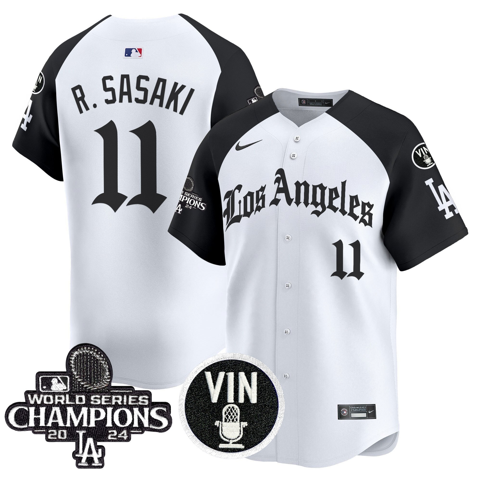 Dodgers 2025 LA Gothic Style Vapor Premier Limited Jersey - Stitched