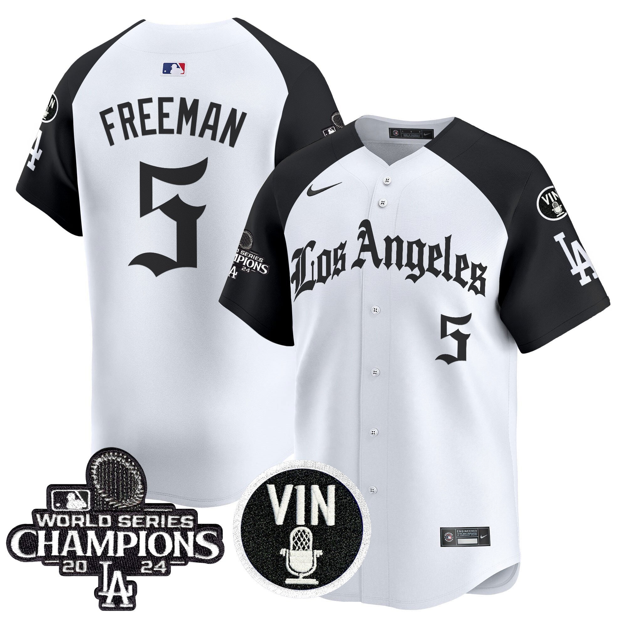 Dodgers 2025 LA Gothic Style Vapor Premier Limited Jersey - Stitched