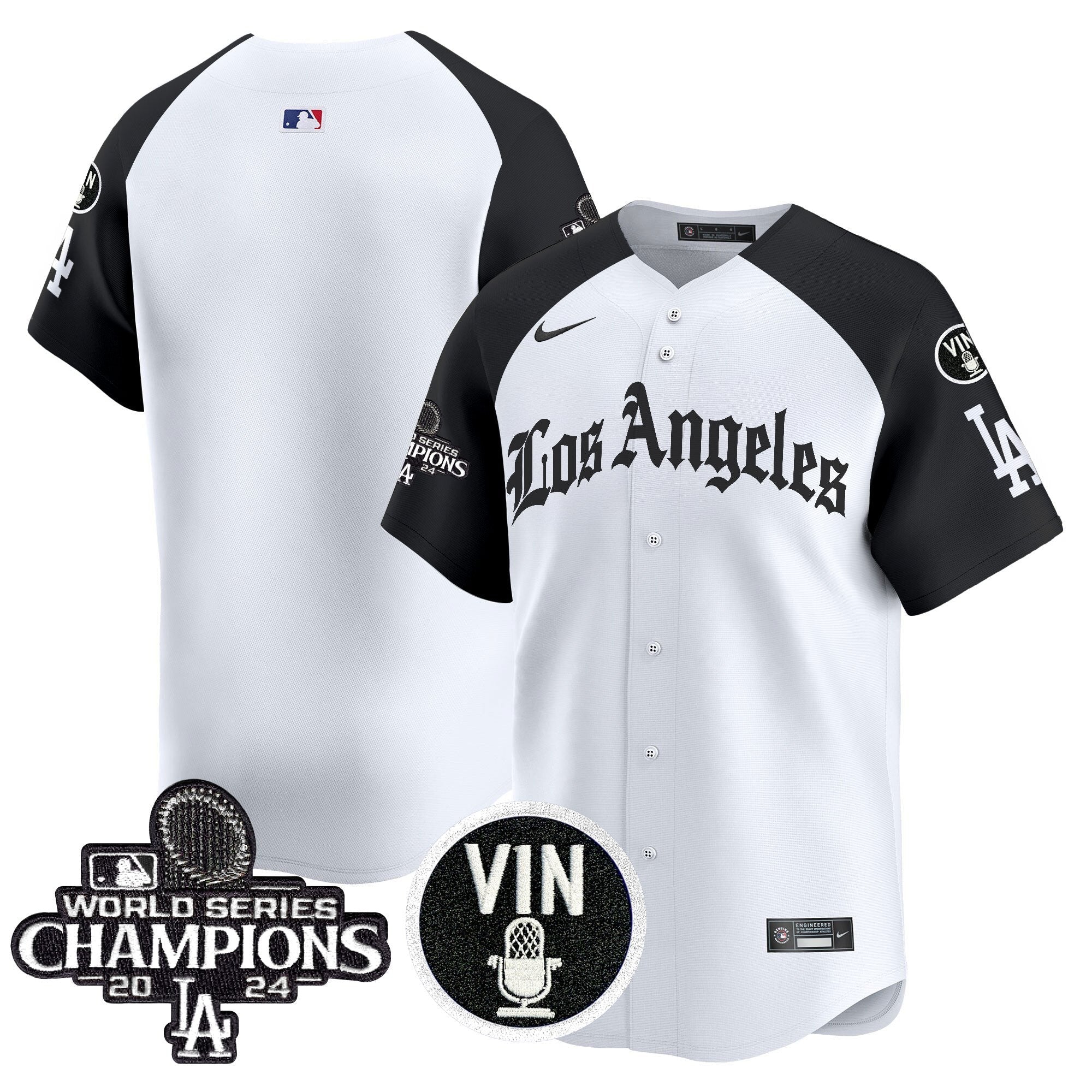 Dodgers 2025 LA Gothic Style Vapor Premier Limited Jersey - Stitched