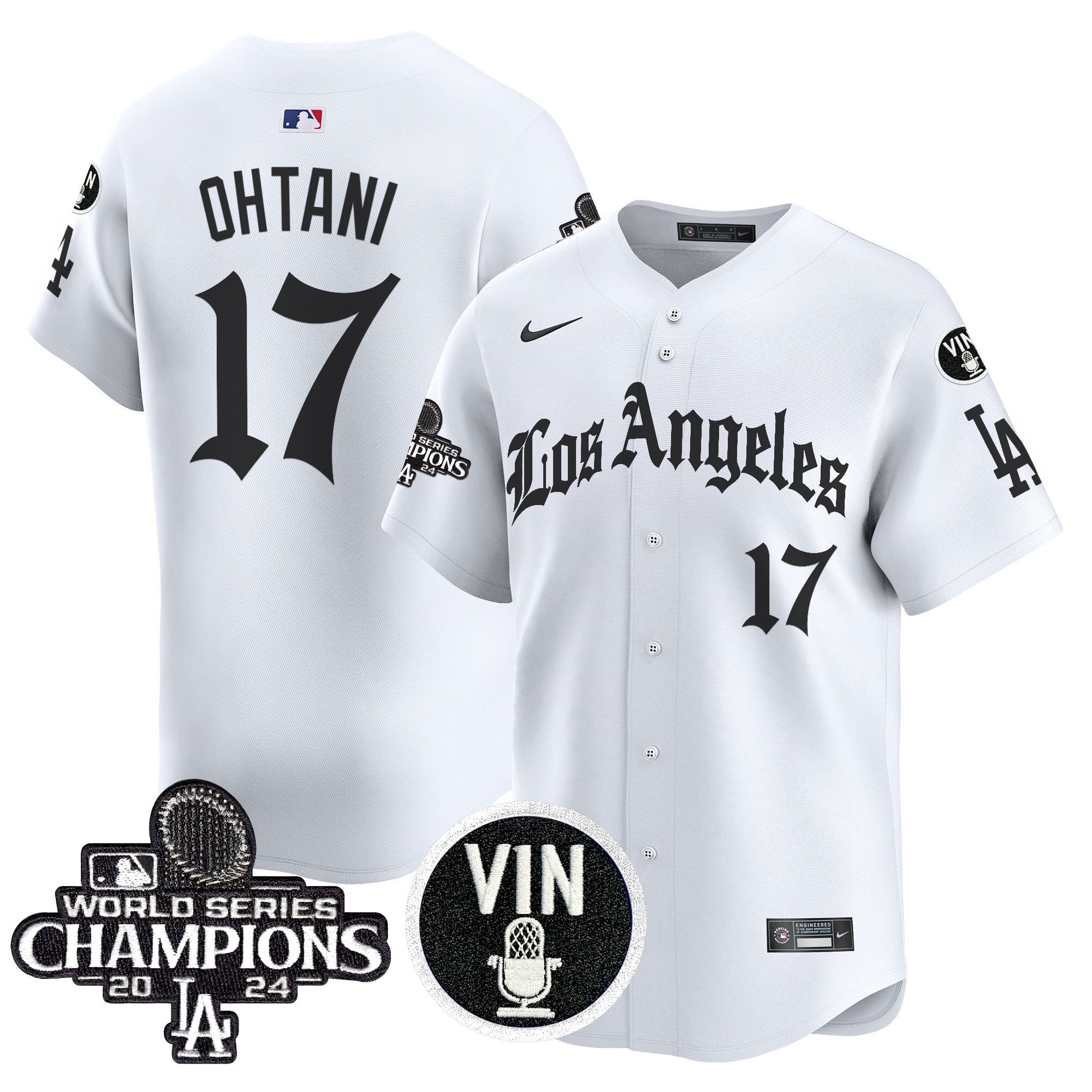 Dodgers 2025 LA Gothic Style Vapor Premier Limited Jersey - Stitched