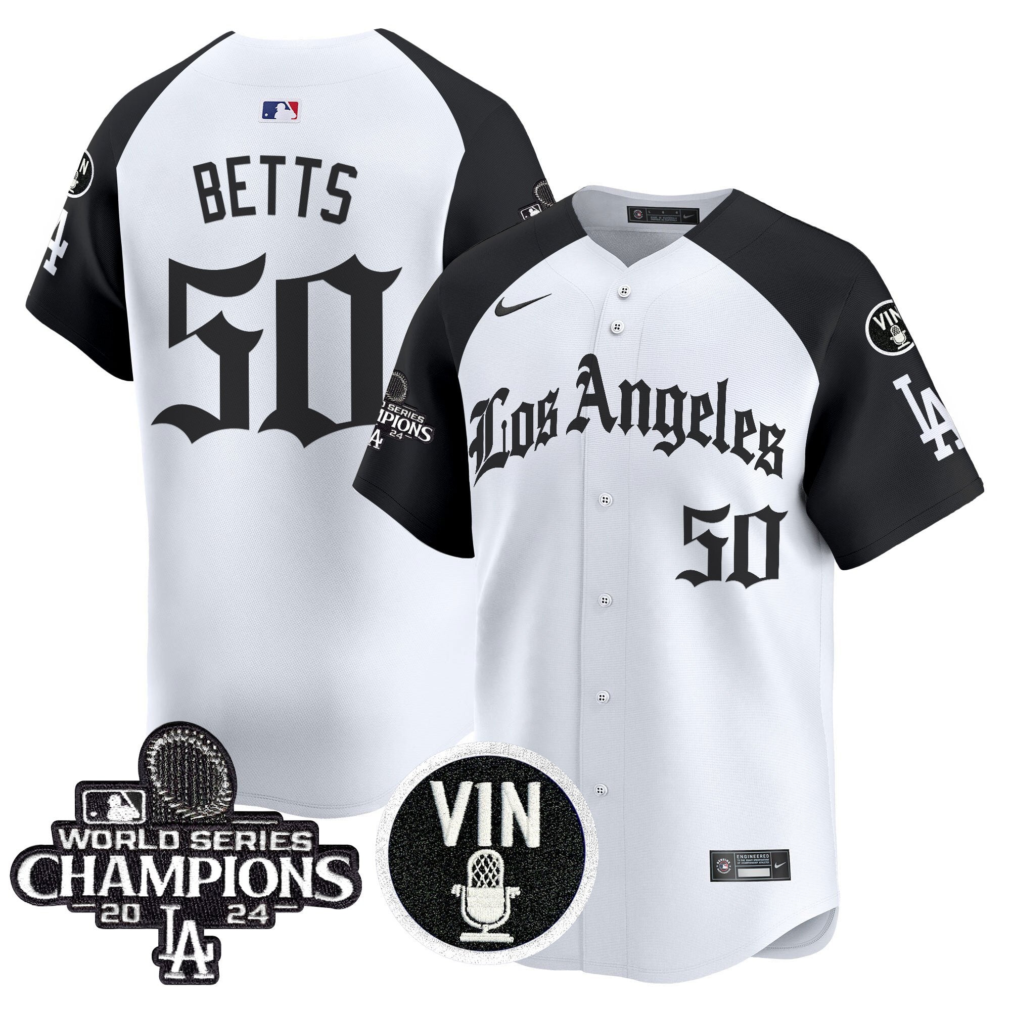 Dodgers 2025 LA Gothic Style Vapor Premier Limited Jersey - Stitched